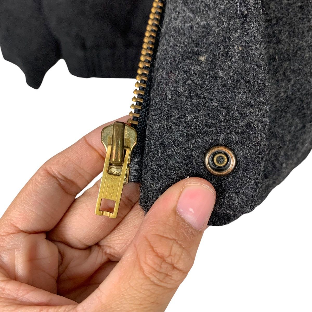 Japanese Brand Vintage 90’s WOOD CUTTER Wool Casual Jacket #2460-C110 Size US M / EU 48-50 / 2 - 14 Thumbnail