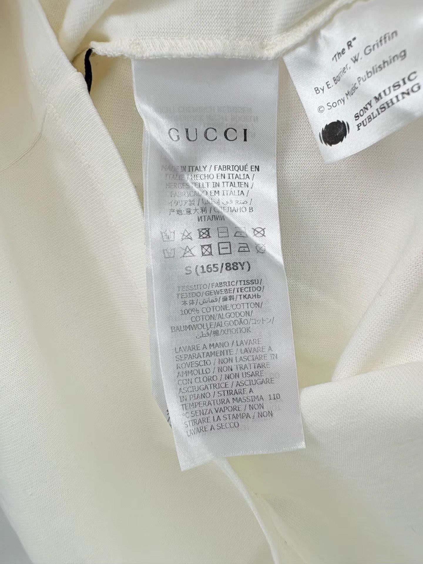 Gucci GUCCI 100th Anniversary Printed Short Sleeve Tee Size US S / EU 44-46 / 1 - 5 Thumbnail