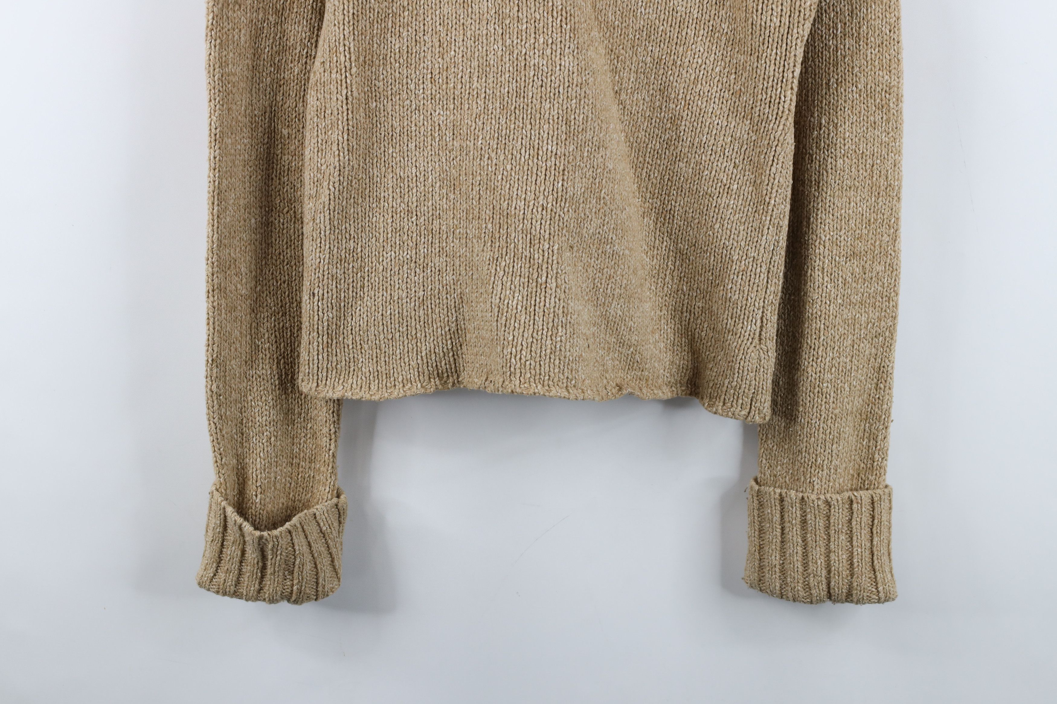 J.Crew Vintage 90s J Crew Wool Blend Ribbed Knit Crewneck Sweater Size M / US 6-8 / IT 42-44 - 3 Thumbnail