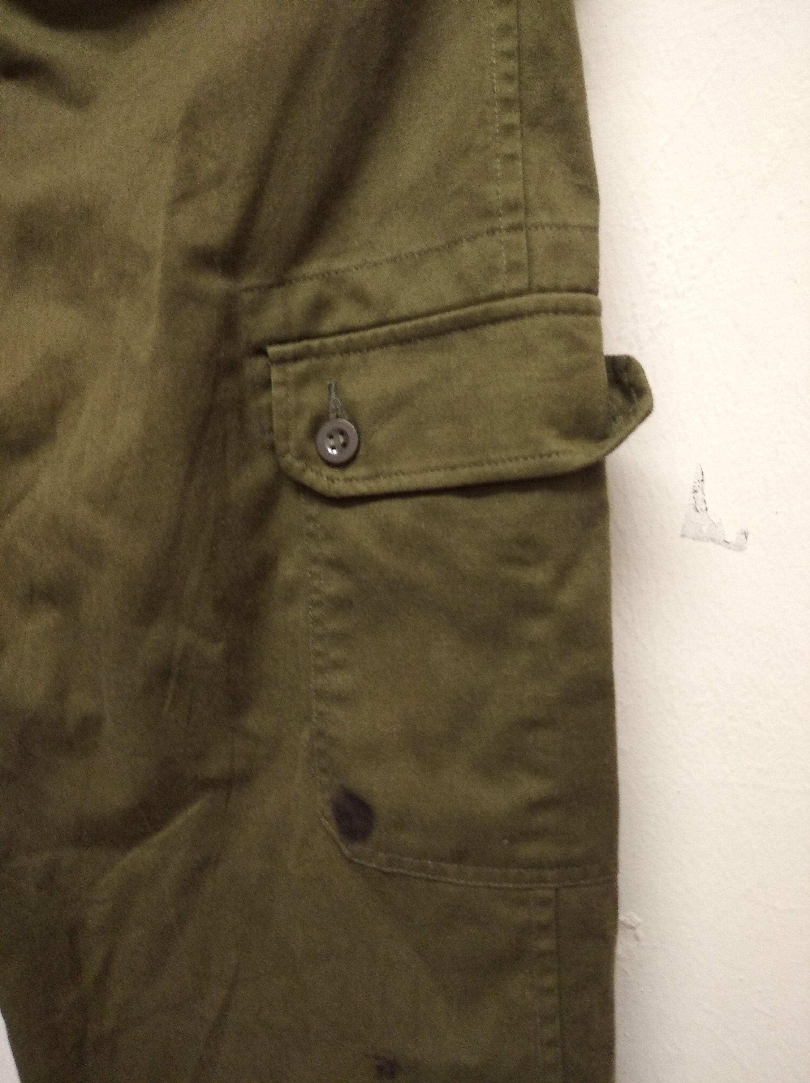 Vintage vtg *rare* Czech Republic button-fly military pants Size US 35 - 4 Thumbnail