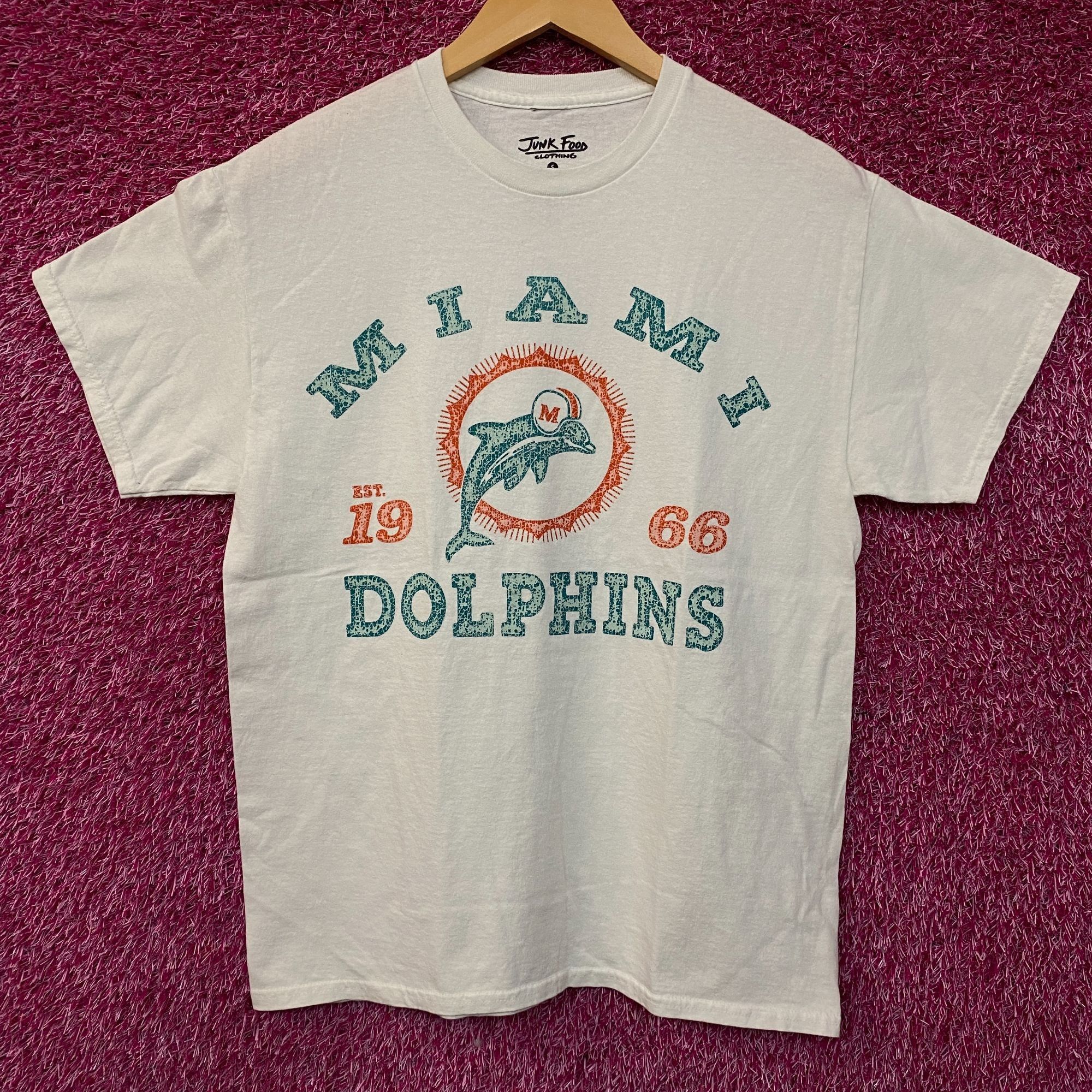 Junk Food Junk Food Clothing Miami Dolphins Faded Retro Style Graphic Size US S / EU 44-46 / 1 - 1 Thumbnail