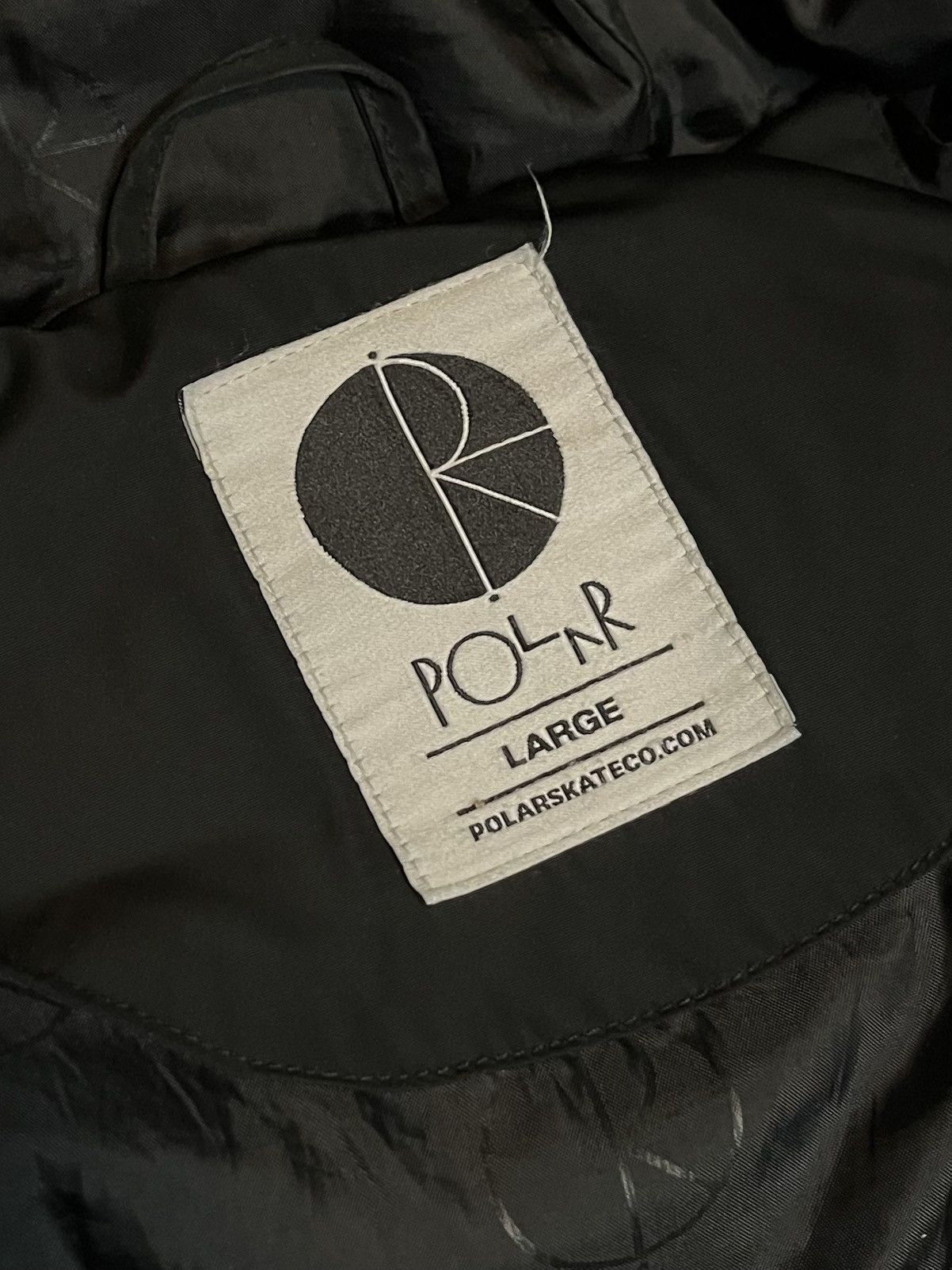 Polar Skate Co. Polar Skate Co Puffer Jacket – Black, Size L Size US L / EU 52-54 / 3 - 6 Thumbnail