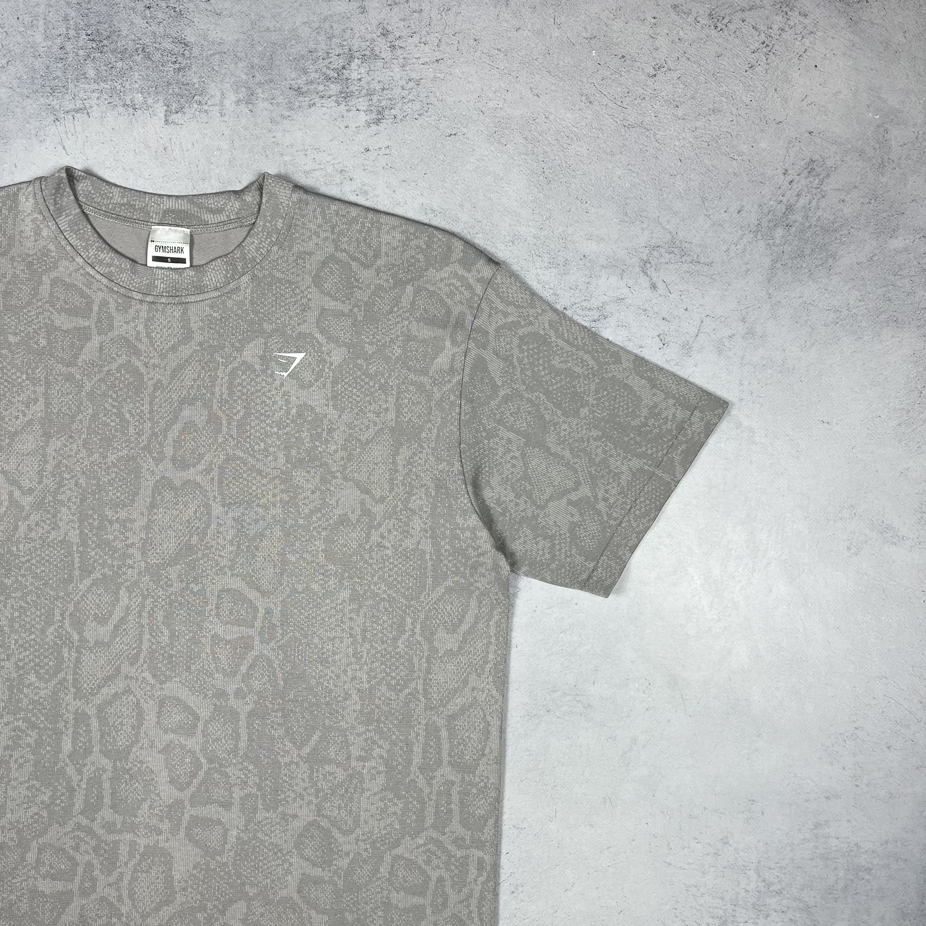 Gymshark Gymshark Snakeskin Pattern Textured T Shirt Size US S / EU 44-46 / 1 - 3 Thumbnail