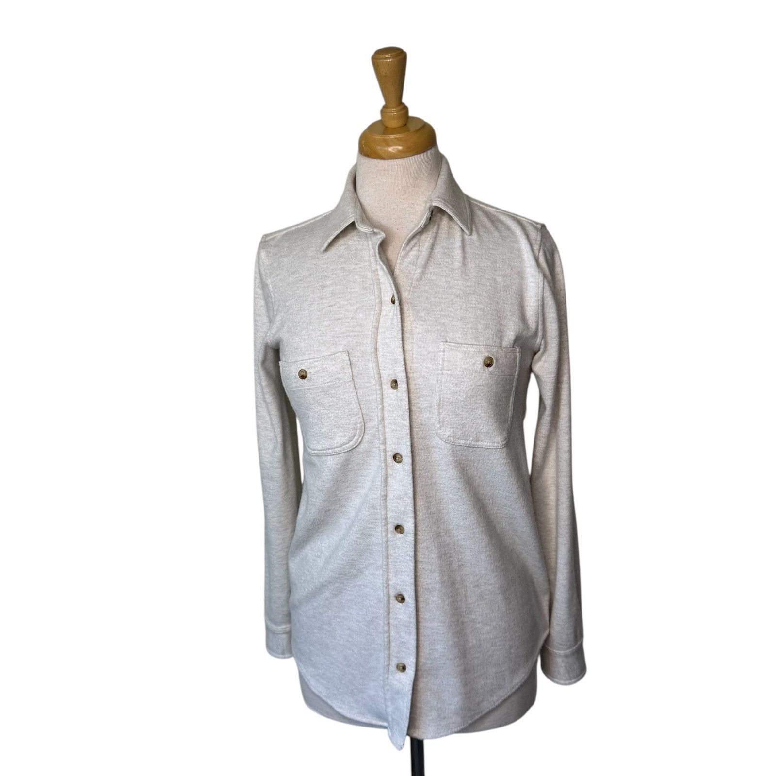 Faherty FAHERTY Legend Sweater Shirt Off White Size XS Size XS / US 0-2 / IT 36-38 - 1 Thumbnail