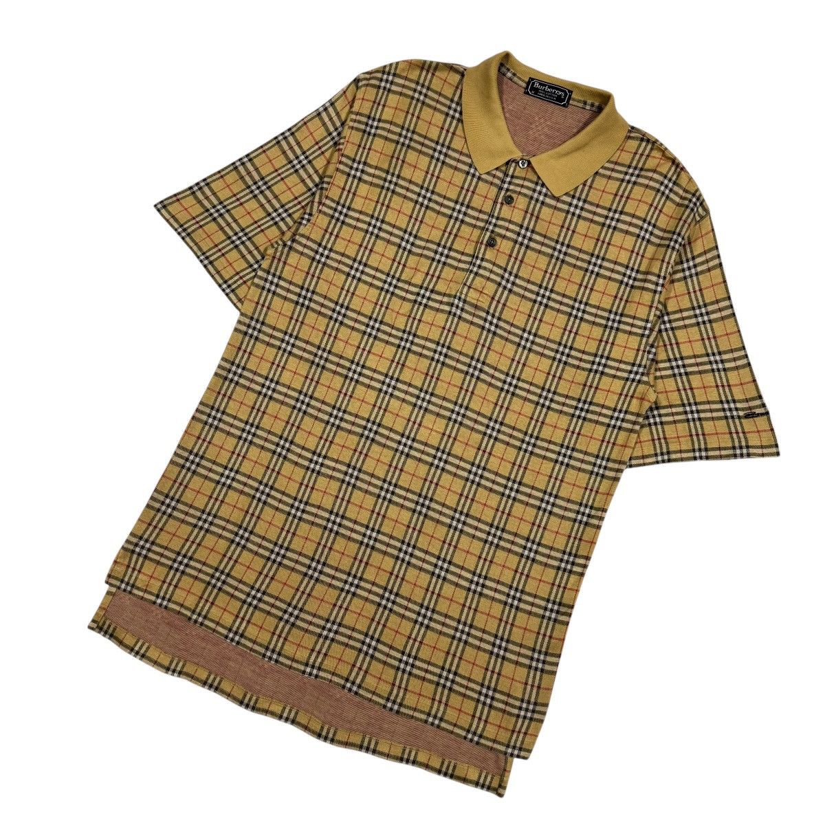Burberry Vtg🔥Burberrys Novacheck Polo Shirt Made In Usa Size US M / EU 48-50 / 2 - 6 Thumbnail