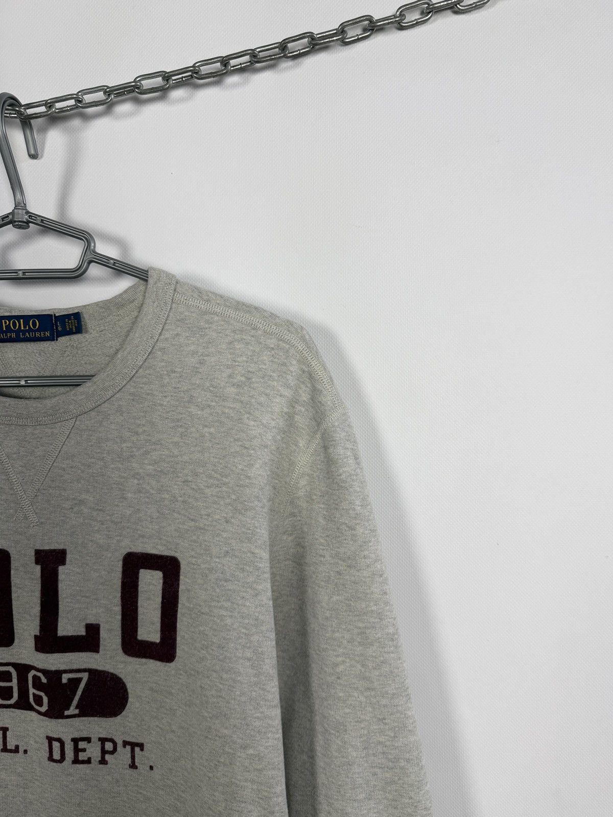 Polo Ralph Lauren Polo Ralph Lauren Crew Sweatshirt Big Logo Pullover Size L Size US L / EU 52-54 / 3 - 2 Thumbnail