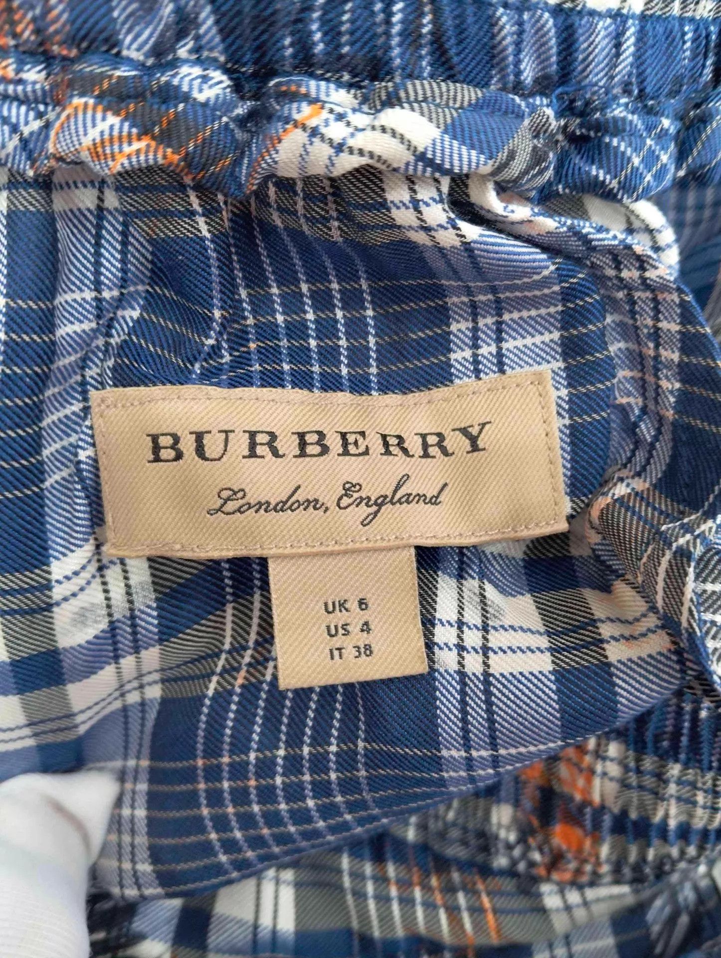 Burberry Burberry Classic Check Silk Trousers UK6 95 New Size 26" / US 2 / IT 38 - 3 Thumbnail