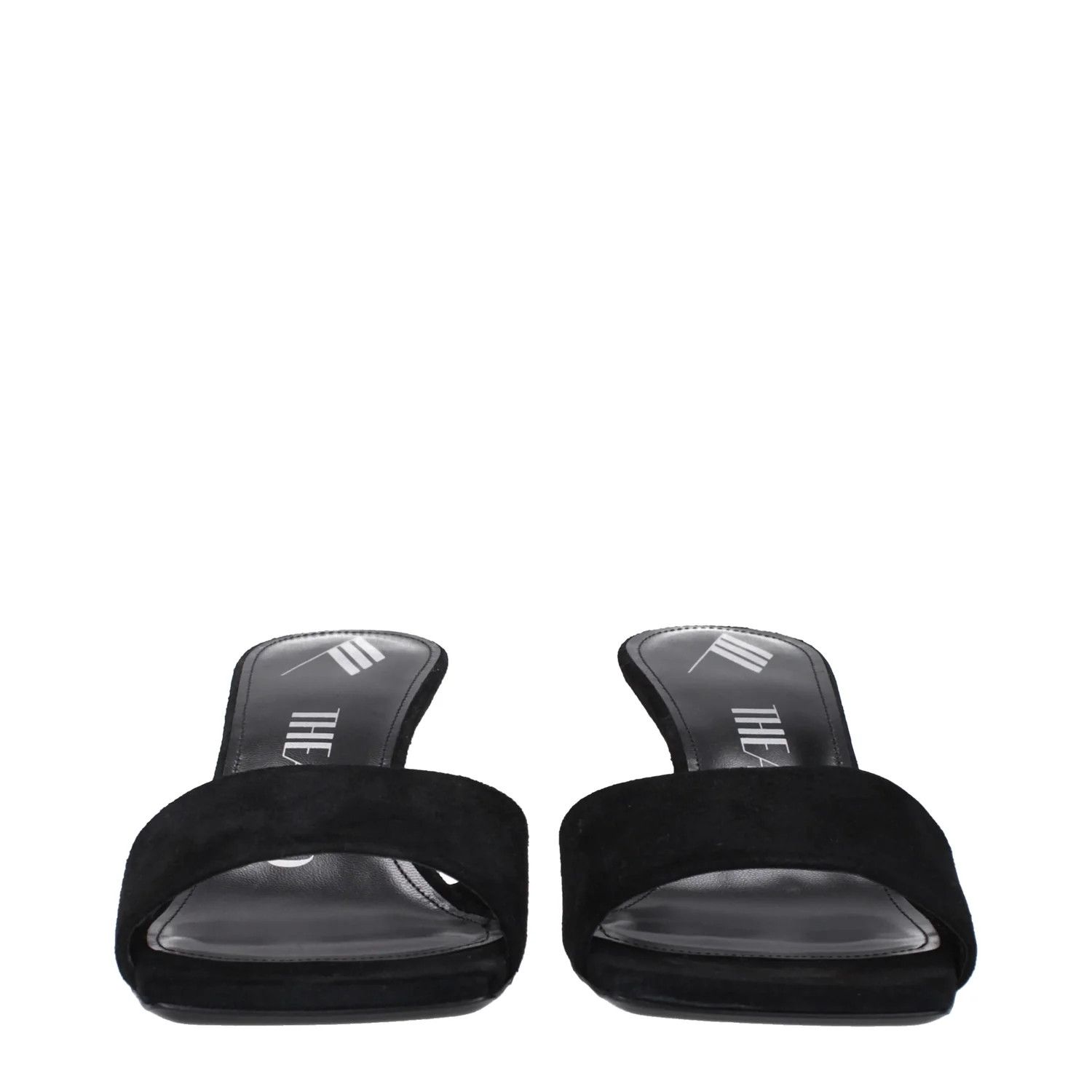 The Attico ob1o1e1224 Suede Sandals in Black Size US 9 / IT 39 - 3 Thumbnail