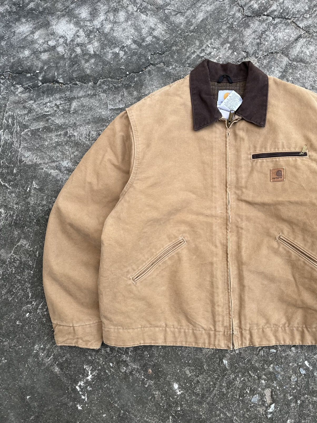 Carhartt Rare! Crazy Vintage Y2K Carhartt Detroit Jacket J97 CML Size US XL / EU 56 / 4 - 3 Thumbnail