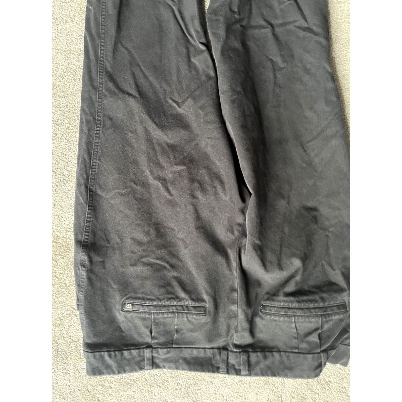 Banana Republic Banana Republic Crop Pants Womens 14 Black Stretch Straight Leg Casual Capri Pants Size 36" / US 14 / IT 50 - 6 Thumbnail