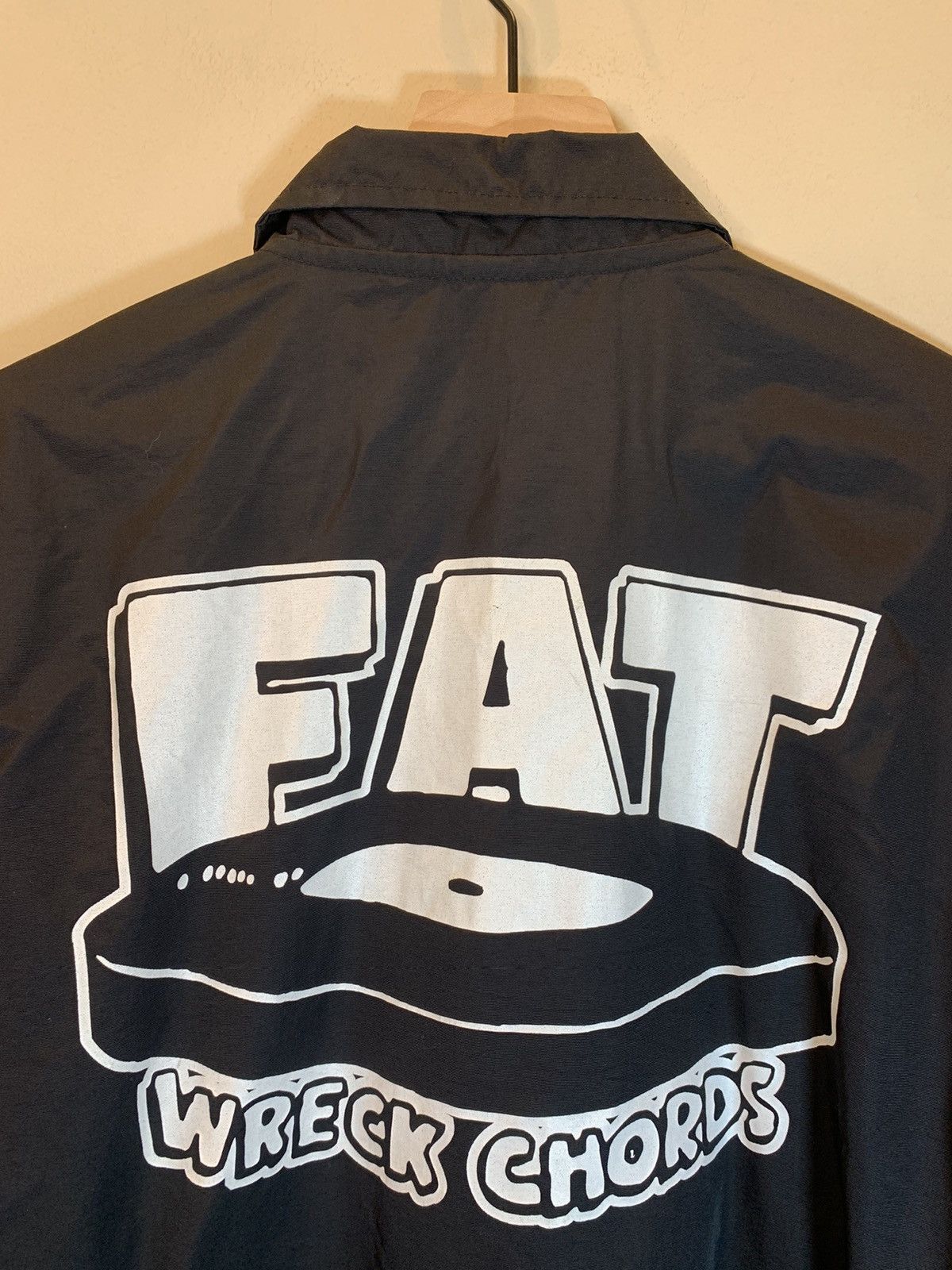 RARE* FAT Wreck Chords Records Music Label Jacket - Large