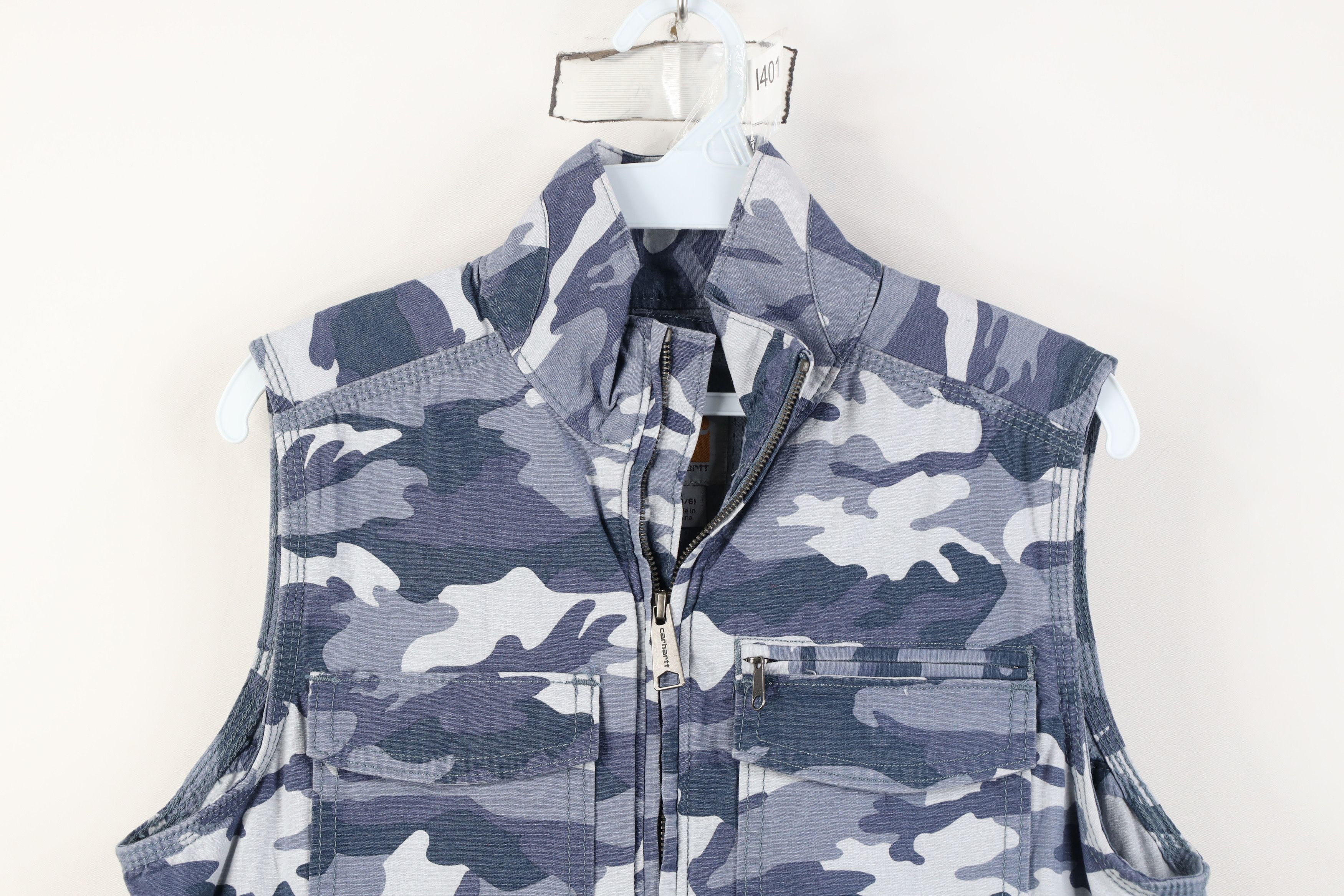 Carhartt Vintage Carhartt Ripstop Camouflage Full Zip Vest Jacket Size S / US 4 / IT 40 - 2 Thumbnail