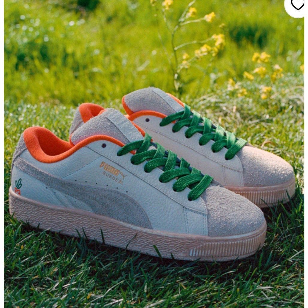 Puma PUMA Mens Sz 13 Anwar Carrots Suede XL Scavenger Hunt White Size US 13 / EU 46 - 2 Thumbnail