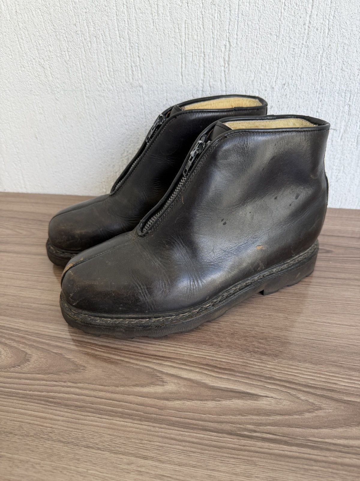 Paraboot Michael marche Vtg front zip boots Size US 9.5 / EU 42-43 - 3 Thumbnail