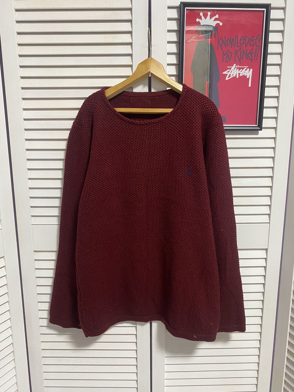 Polo Ralph Lauren × Ralph Lauren Vintage Knit Sweater Polo Ralph Lauren Cherry Logo Size US L / EU 52-54 / 3 - 1 Thumbnail