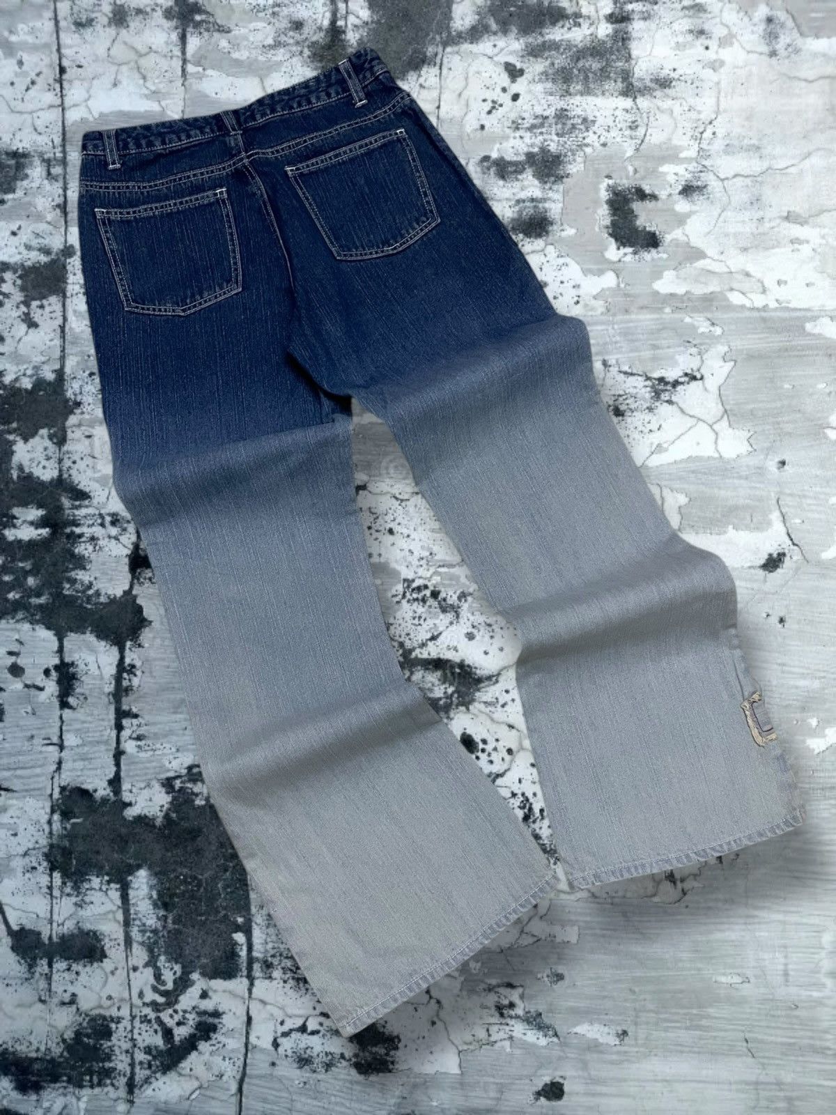 Japanese Brand Vintage 90s Japan Designer Design Flower Flared Summer Denim Size US 26 / EU 42 - 11 Thumbnail