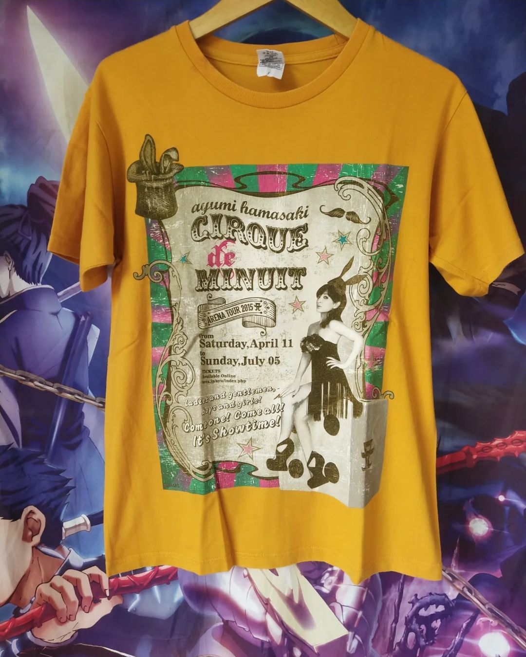 Band Tees × Japanese Brand Ayumi Hamasaki Cirque de Minuit Arena Tour 2015 Music Tees Size US M / EU 48-50 / 2 - 1 Thumbnail