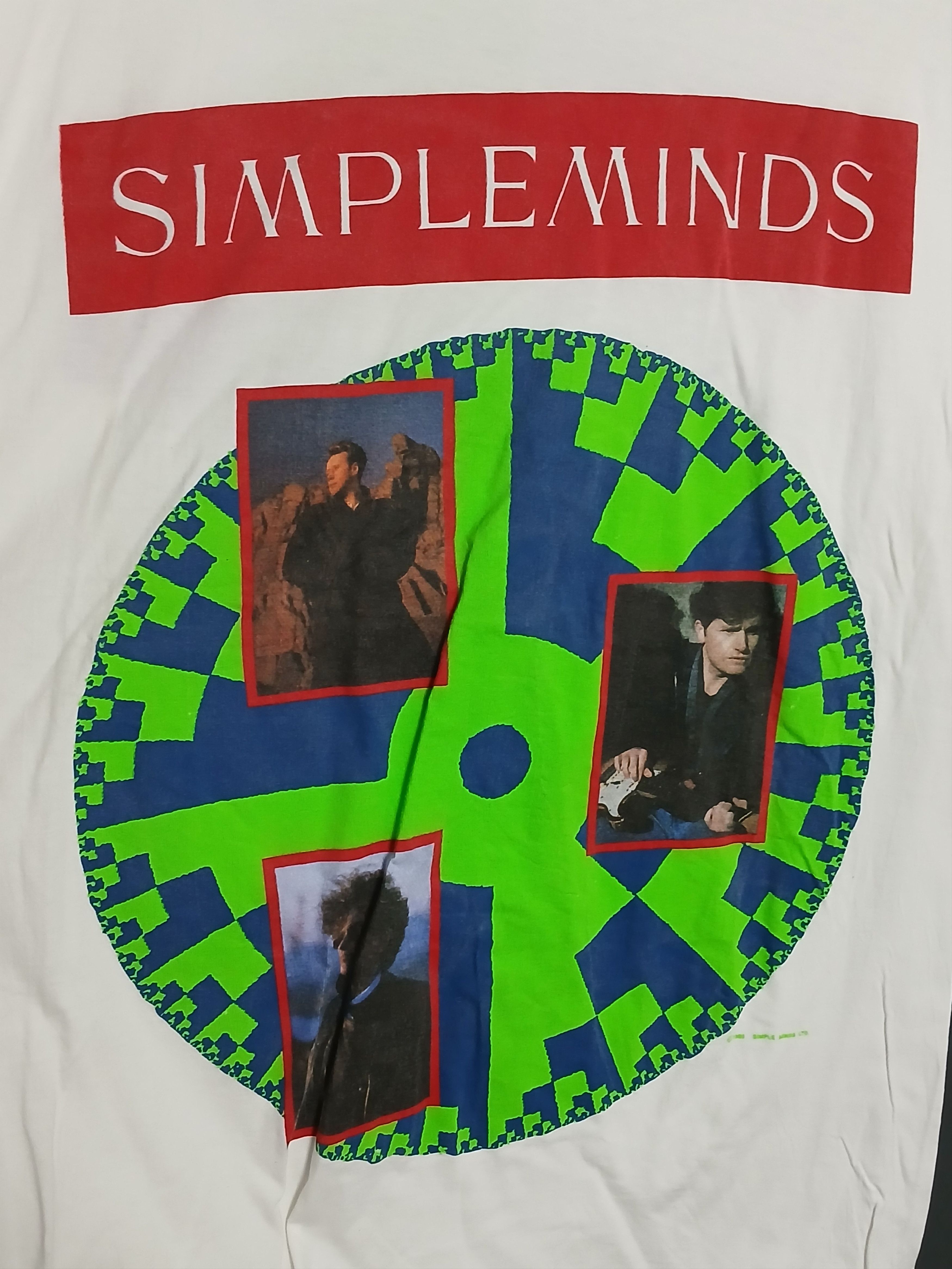 Band Tees Simpleminds Single Stitch T-Shirt Size US L / EU 52-54 / 3 - 3 Thumbnail
