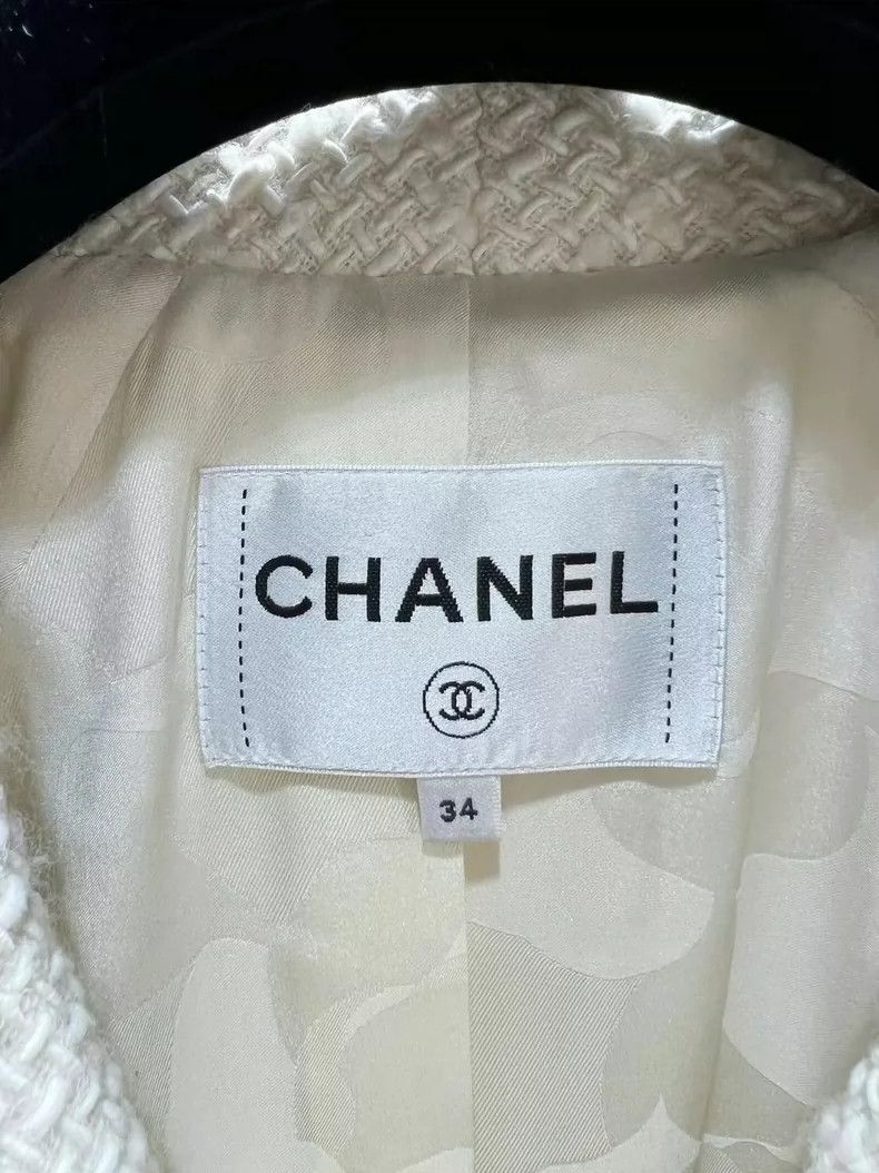 Chanel Chanel 2019 Autumn and Winter Preview Series Beige Woven C Size XXS / US 00 / IT 34 - 3 Thumbnail