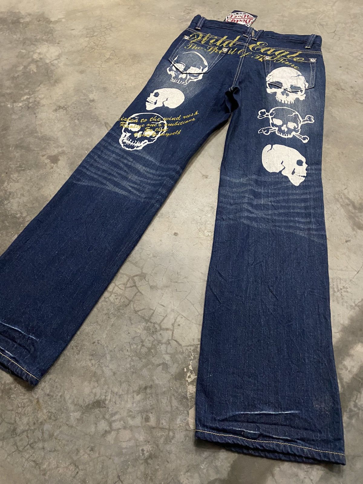 Japanese Brand Japanese Skulls Punk Number (N)ine x Mastermind Japan Style Size US 30 / EU 46 - 3 Thumbnail
