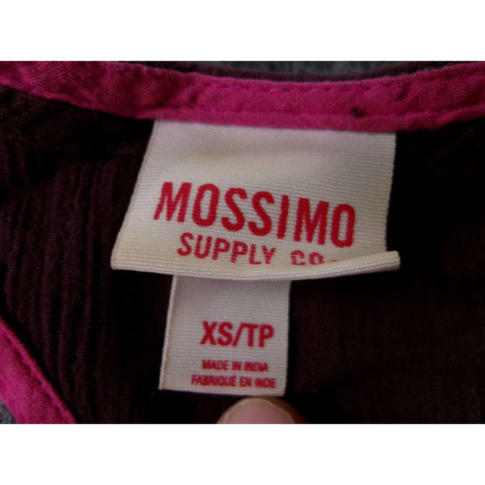 Mossimo Mossimo Tank Top Womens XS Racerback Embroidered Scoop Neck Purple Boho Summer Size XS / US 0-2 / IT 36-38 - 6 Thumbnail