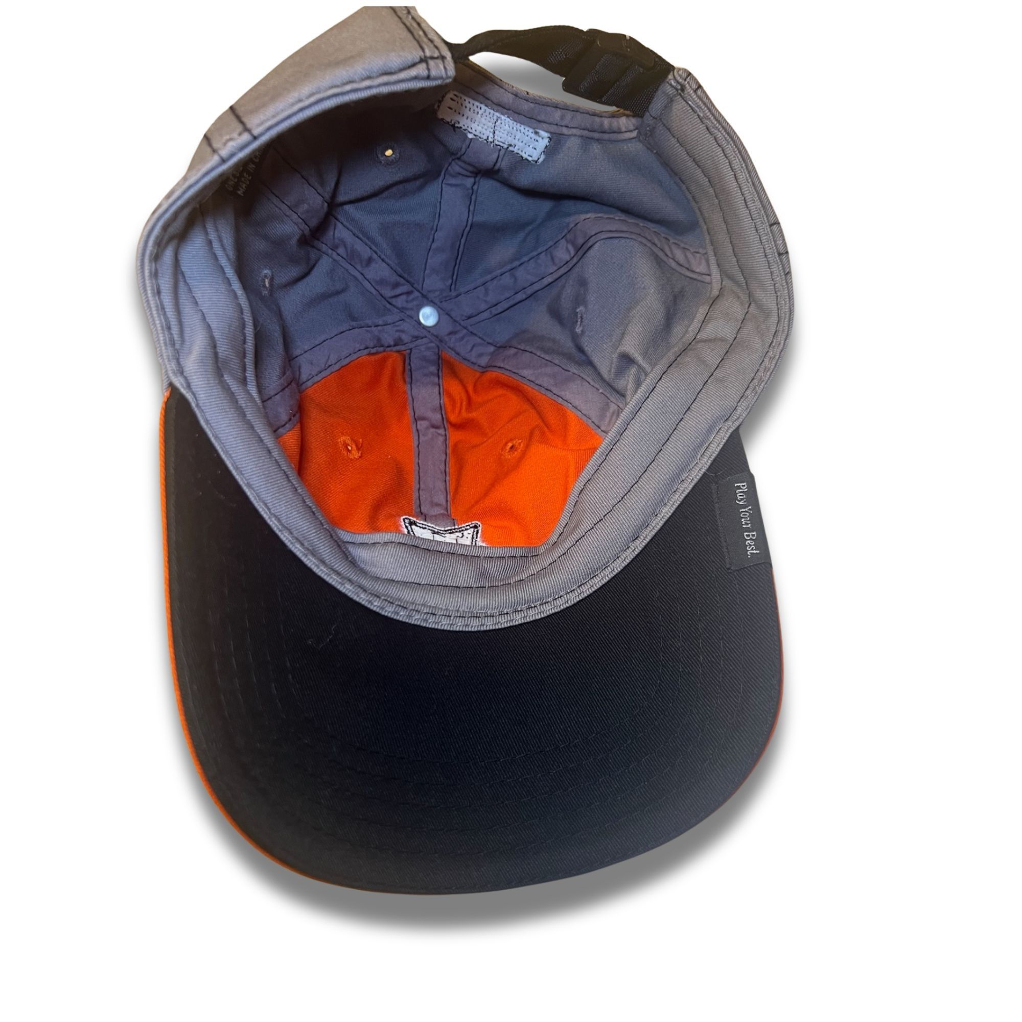 PING Ping Orange & Gray Logo Hat Cap Adjustable Unisex One Size C Size ONE SIZE - 4 Thumbnail