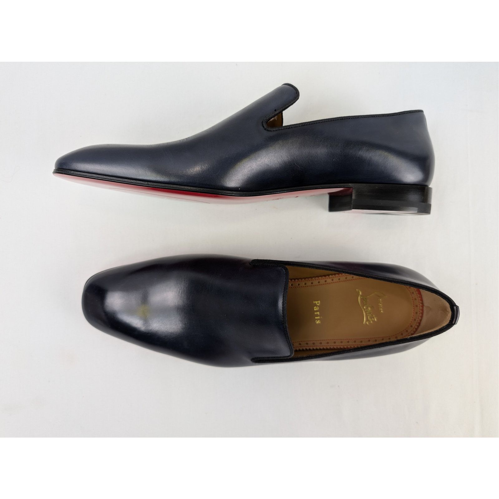 o1rshd1 Dandelion Flat Loafers shoe Boots in Navy 43