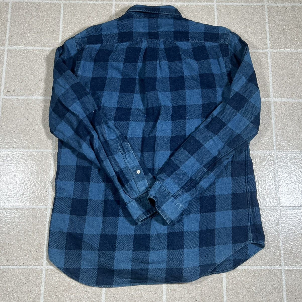 Polo Ralph Lauren Polo Ralph Lauren Shirt Blue Check Plaid Classic Long Sleeve Size US M / EU 48-50 / 2 - 2 Thumbnail