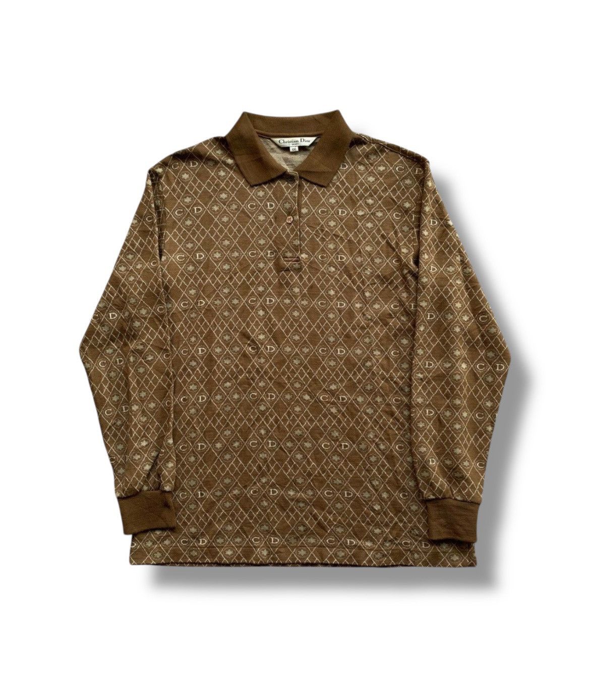 Christian Dior Monsieur Christian Dior Fullprint Logi Polo shirt Size US L / EU 52-54 / 3 - 1 Thumbnail