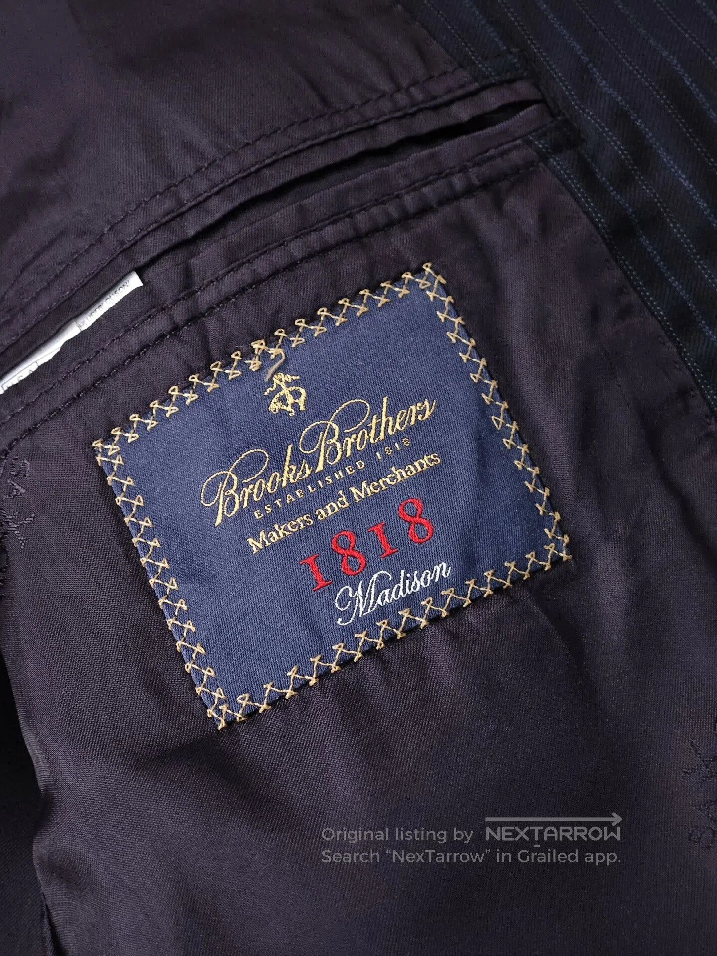 Brooks Brothers Brooks Brothers 1818 Wool Suit Jacket. Size US M / EU 48-50 / 2 - 4 Thumbnail