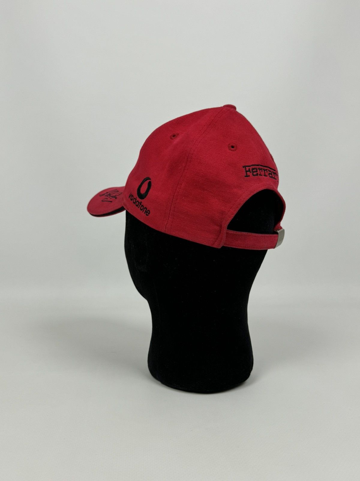 Vintage 1996 Vintage Ferrari Racing Nice Man Cap Vodafone Size ONE SIZE - 3 Thumbnail