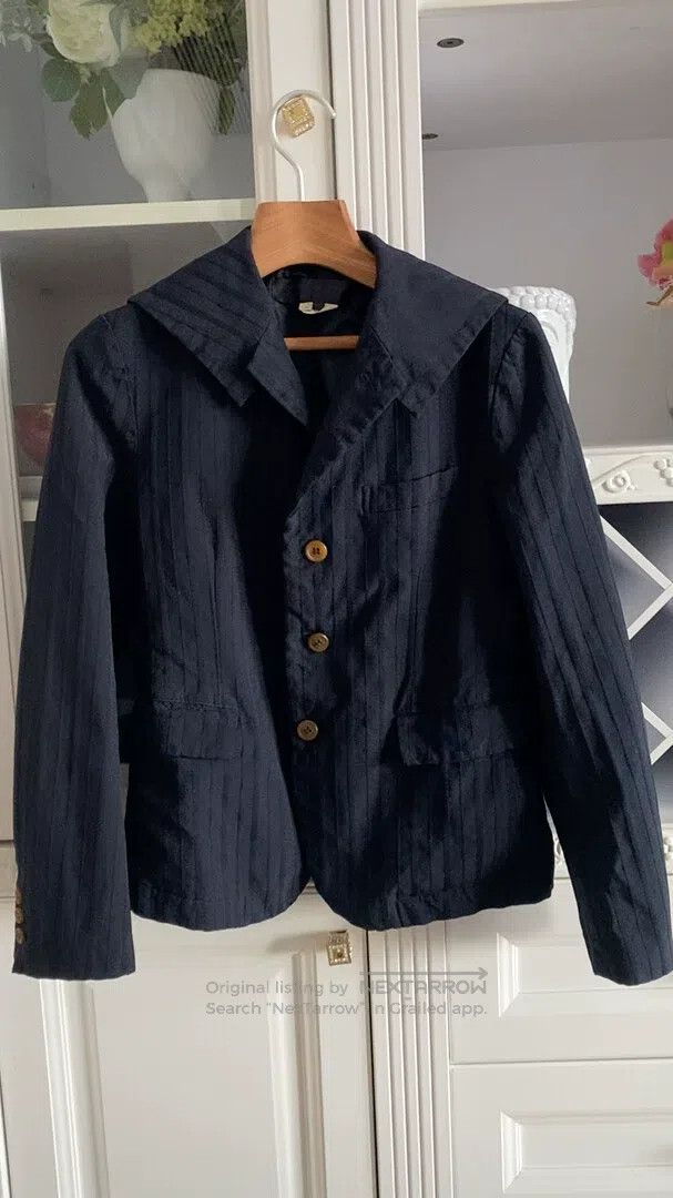 Comme Des Garcons Subline Peter Pan Collar Jacket