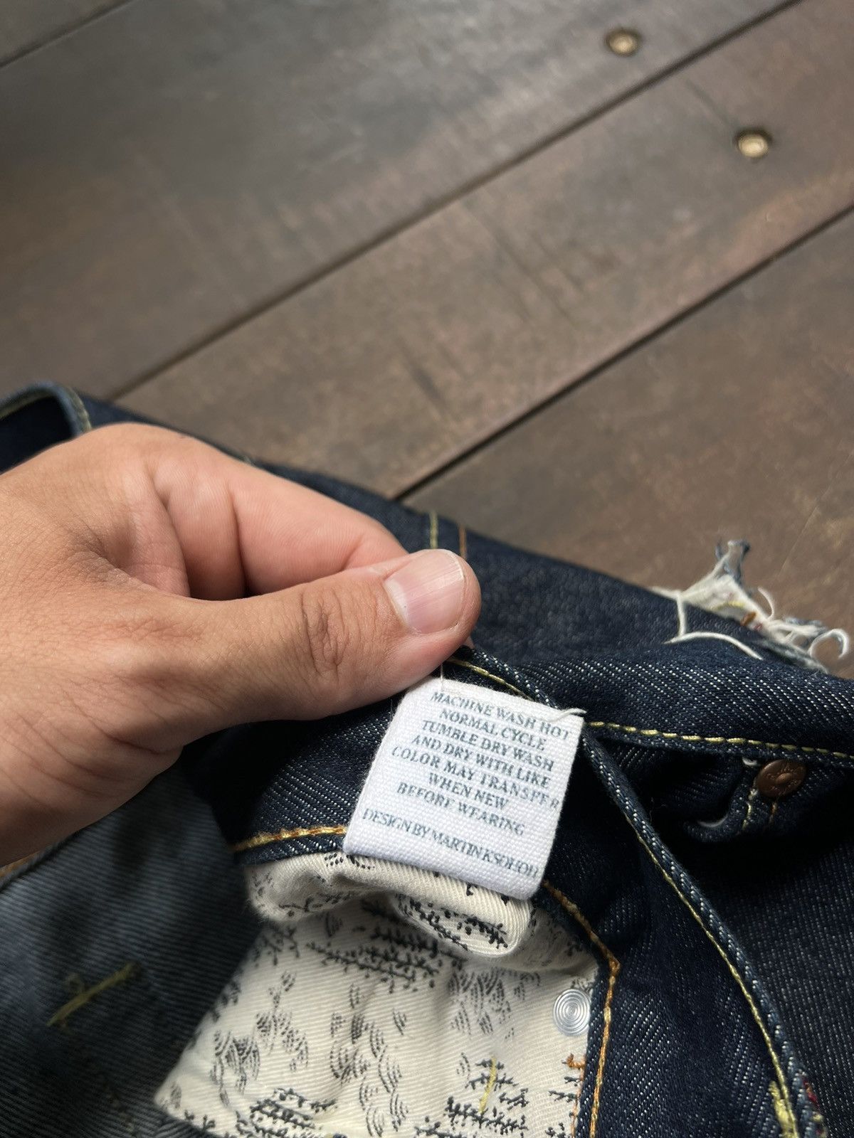 RMC Jeans RMC VINTAGE EMBROIDED RARE JAPANESE JEANS DENIM EVISU STYLE Size US 36 / EU 52 - 8 Thumbnail