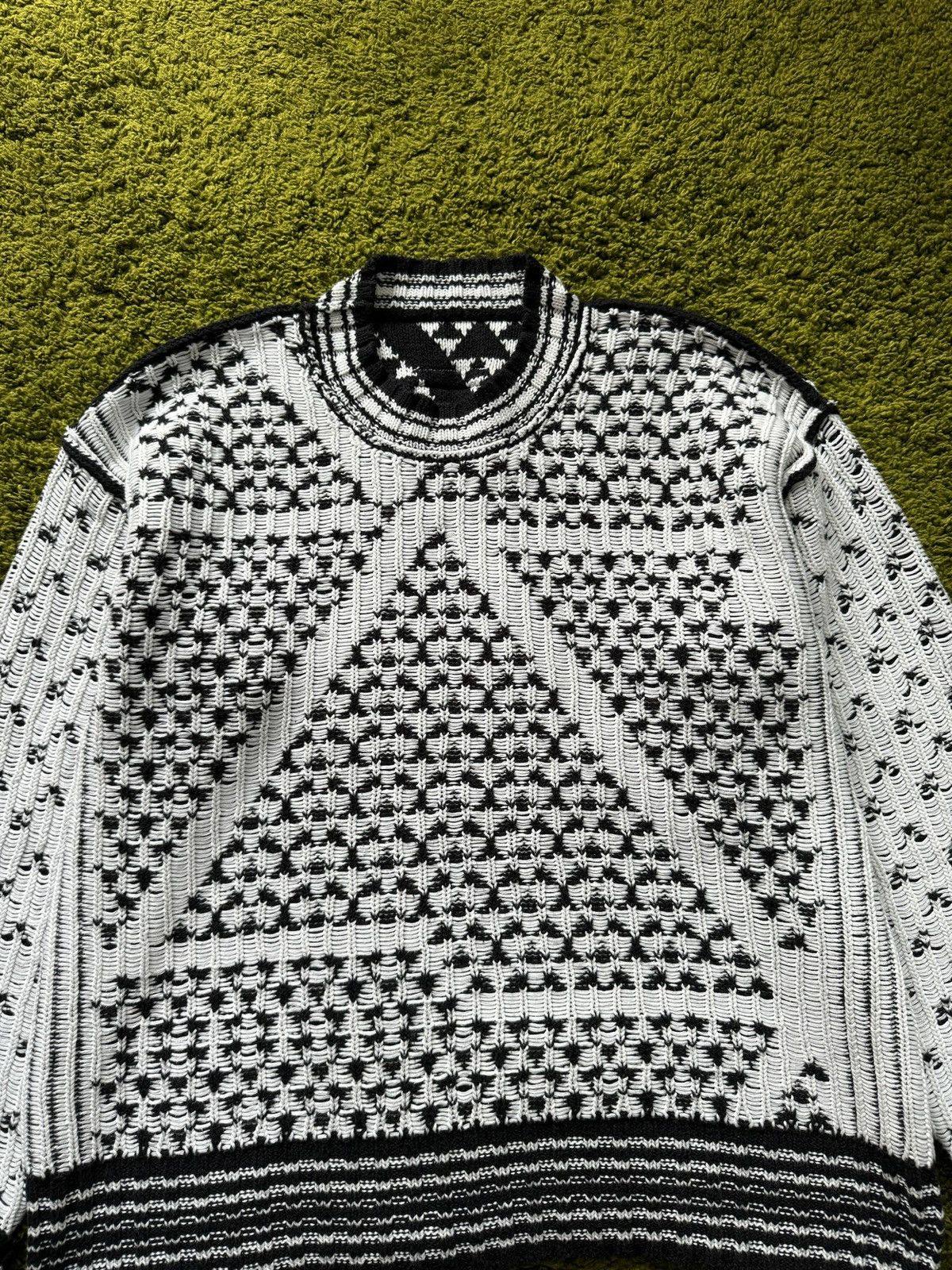 Designer × Maison Margiela Maison Martin Margiela MM6 S/S 2022 reversible sweater knit Size US S / EU 44-46 / 1 - 6 Thumbnail