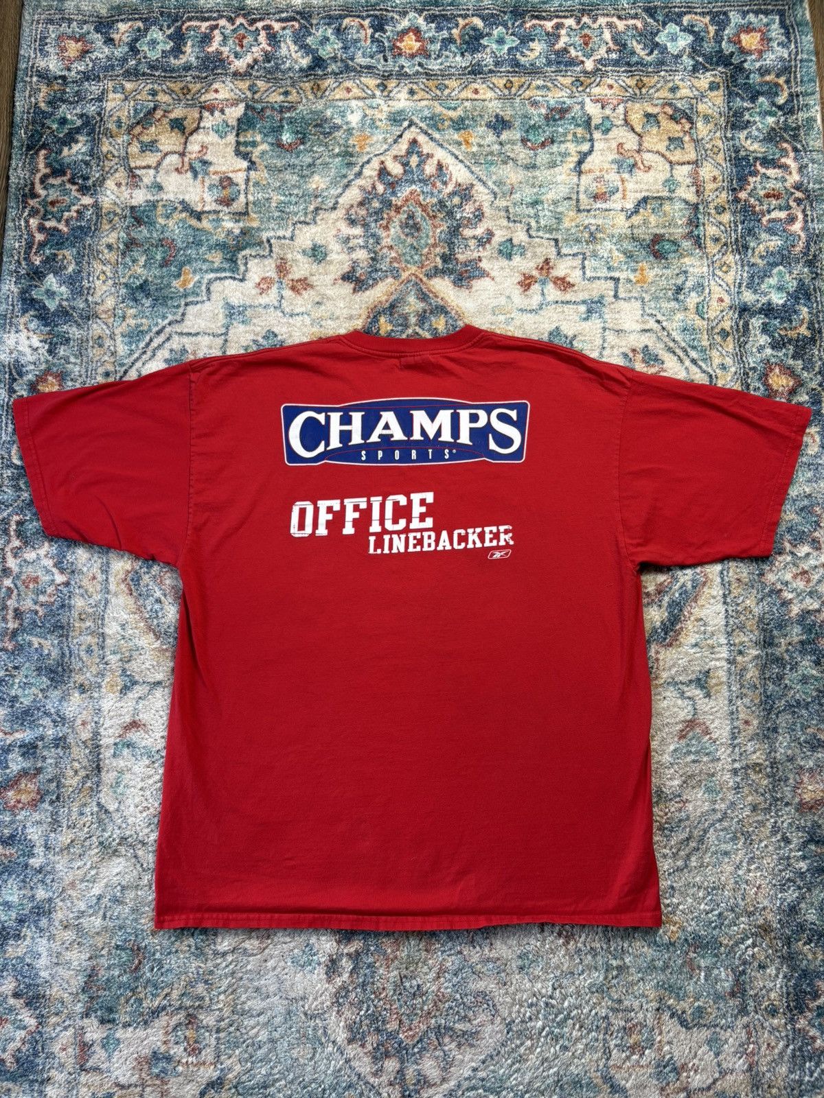 Reebok Vintage Reebok Champs Lawrence Taylor Promo T-shirt Size XL Size US XL / EU 56 / 4 - 2 Thumbnail