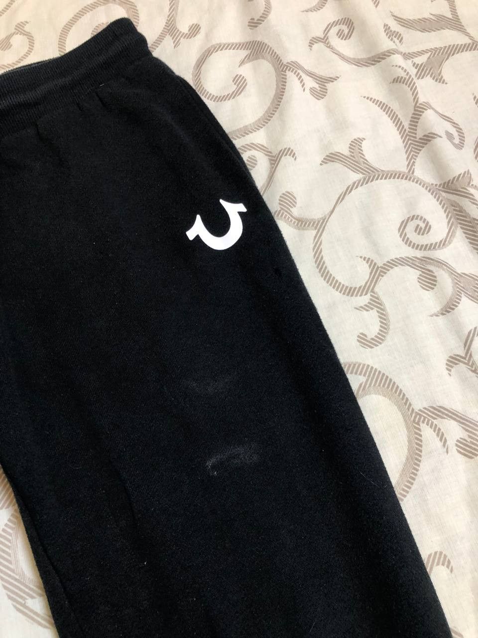 True Religion TRUE RELIGION BLACK LOGO JOGGER SWEATPANTS Size US 32 / EU 48 - 5 Thumbnail