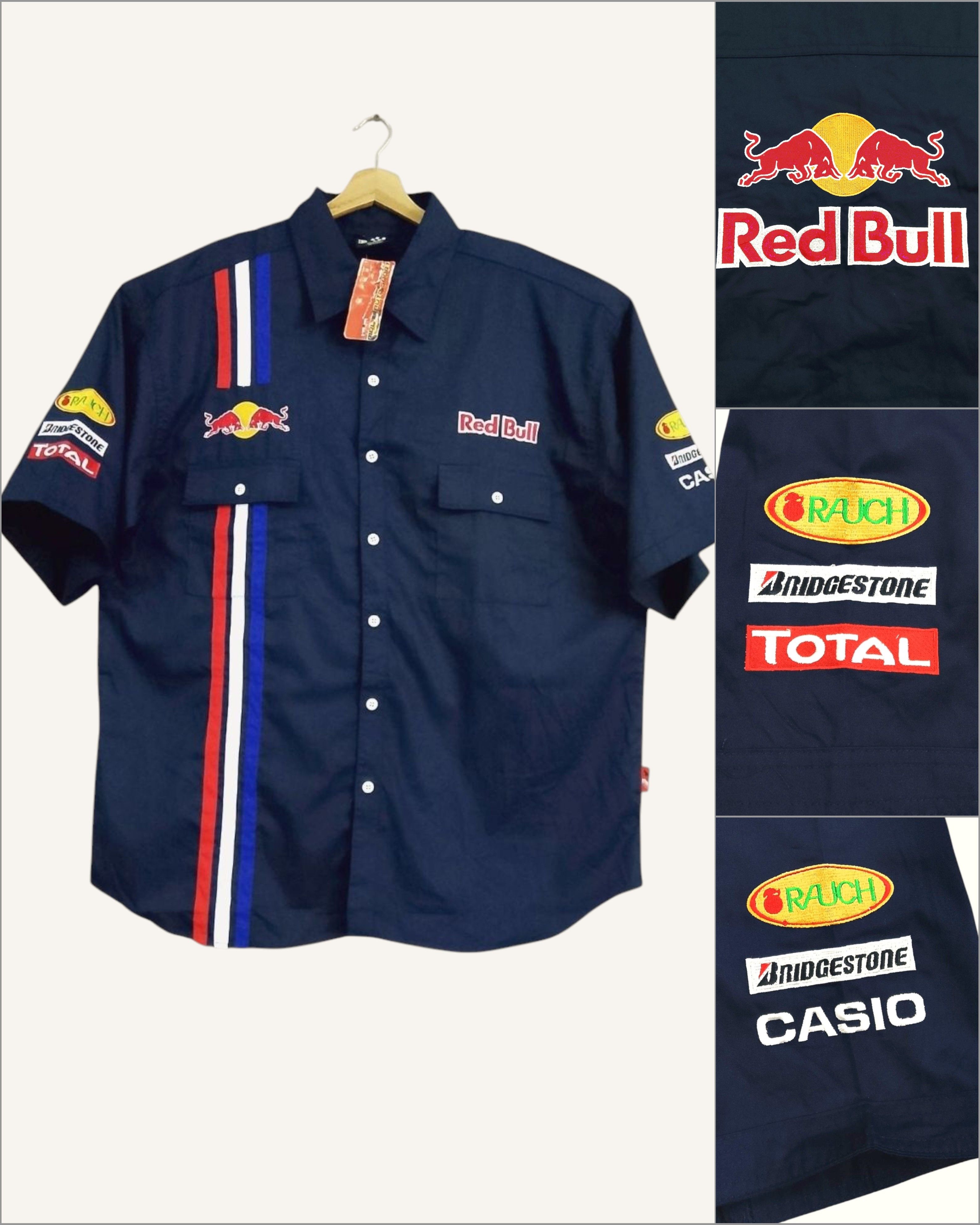 Red Bull 4XL REDBULL RACING F1 SHIRT EMBROIDERED LOGO (new with tag) Size US XXL / EU 58 / 5 - 1 Thumbnail