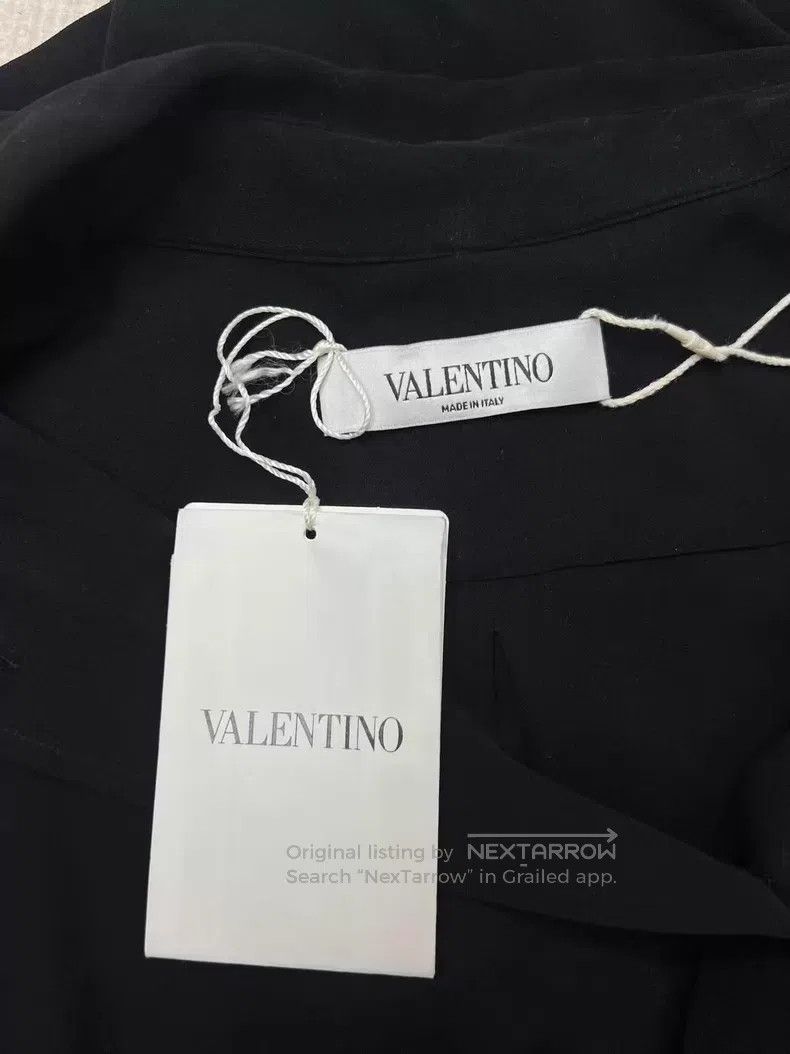 Valentino Valentino Silk logo shirt Size XS / US 0-2 / IT 36-38 - 4 Thumbnail