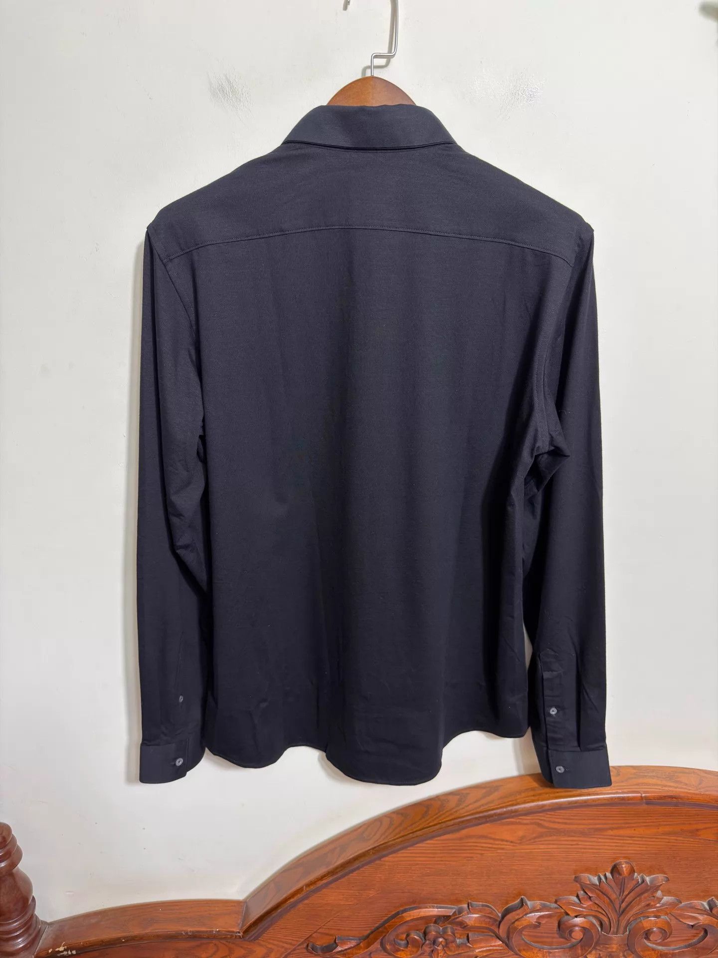 Jil Sander Jil Sander Black Long Sleeve Shirt 42 New With Tags Size US L / EU 52-54 / 3 - 2 Thumbnail