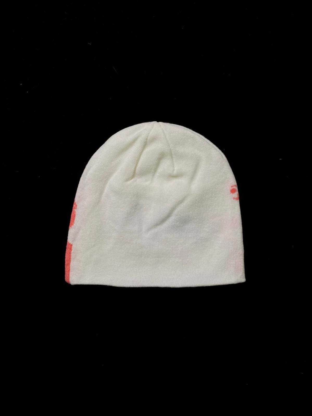 Japanese Brand Y2k Anime Pattern No Cuff Knit Reversible Beanie Hat White Size ONE SIZE - 5 Thumbnail