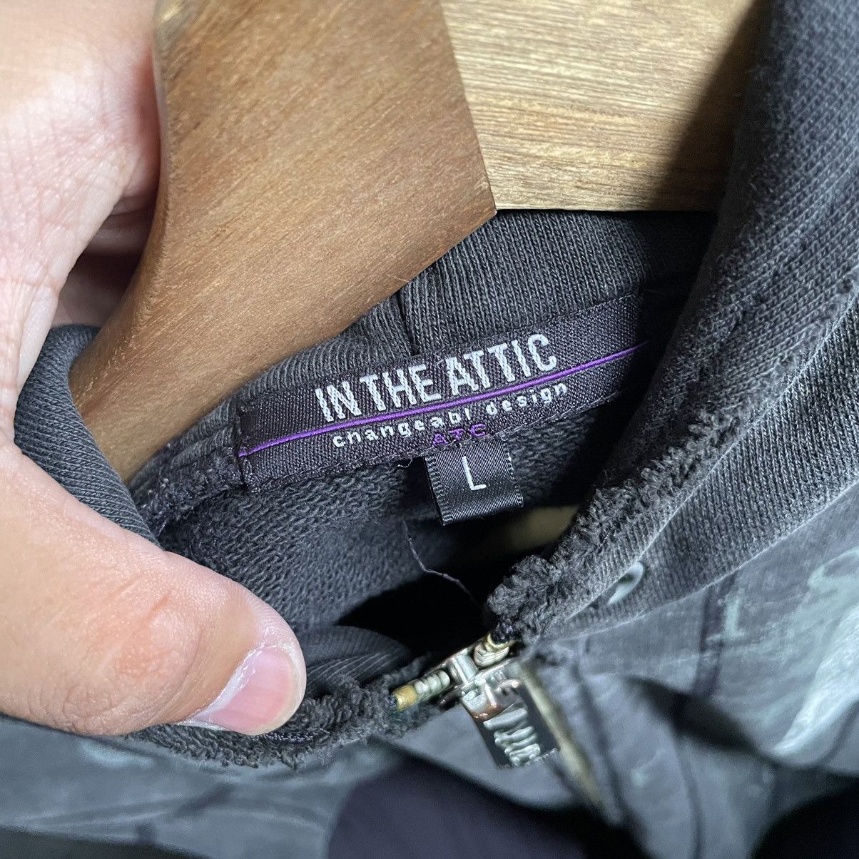 In The Attic Vintage In The Attic Punk Gothic Tactical Hoodie Size US L / EU 52-54 / 3 - 12 Thumbnail