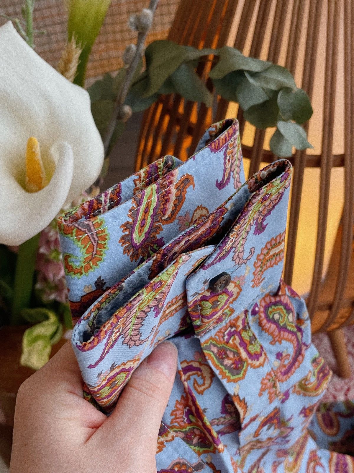 Etro Etro Milano Paisley Shirt Size US L / EU 52-54 / 3 - 7 Thumbnail