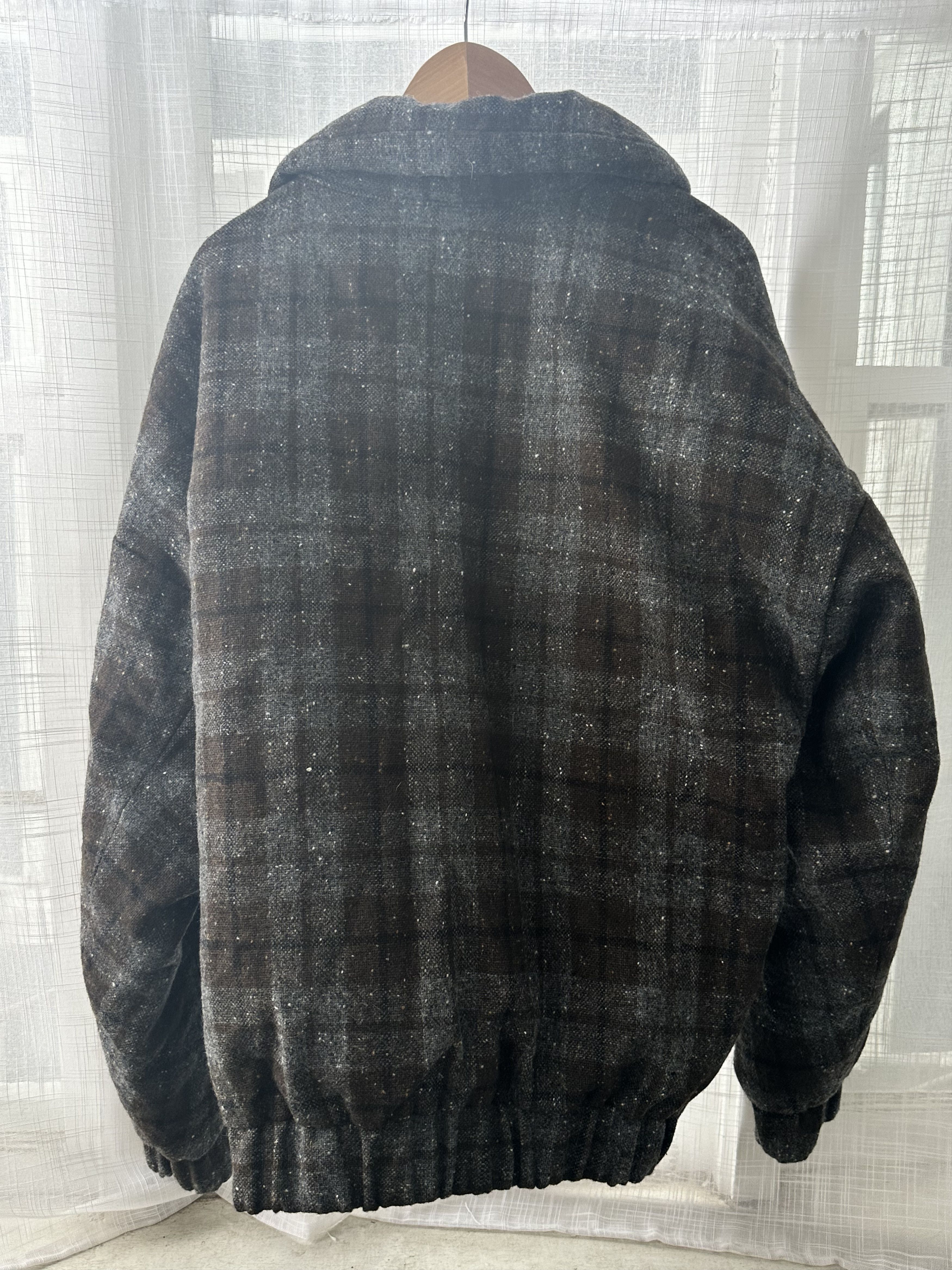 Evan Kinori × Man-tle Evan Kinori x Man-tle Tweed Down Jacket | Grailed