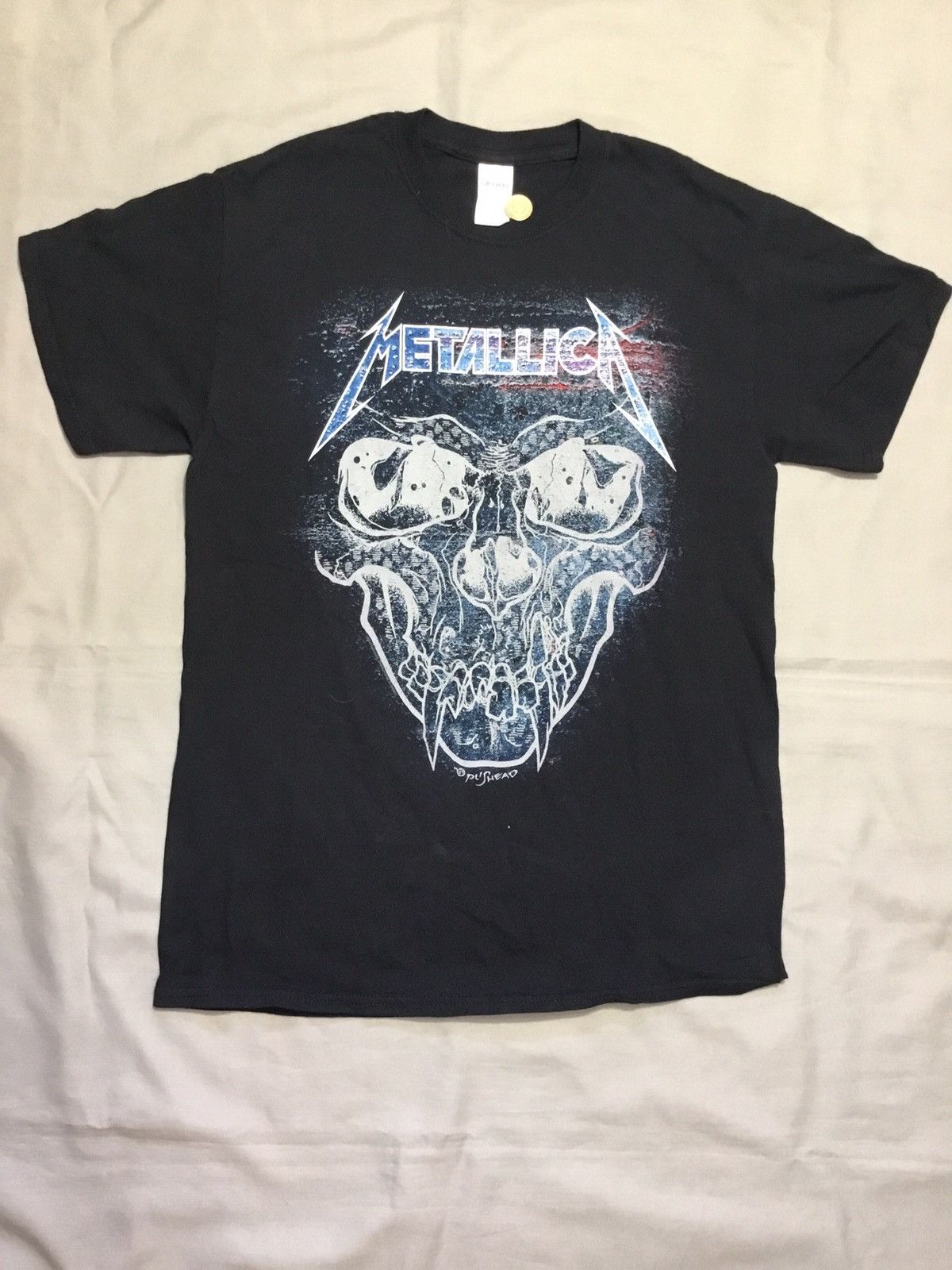 Gildan Metallica Shirt Mens Medium Black Skull 2019 Size US M / EU 48-50 / 2 - 1 Thumbnail