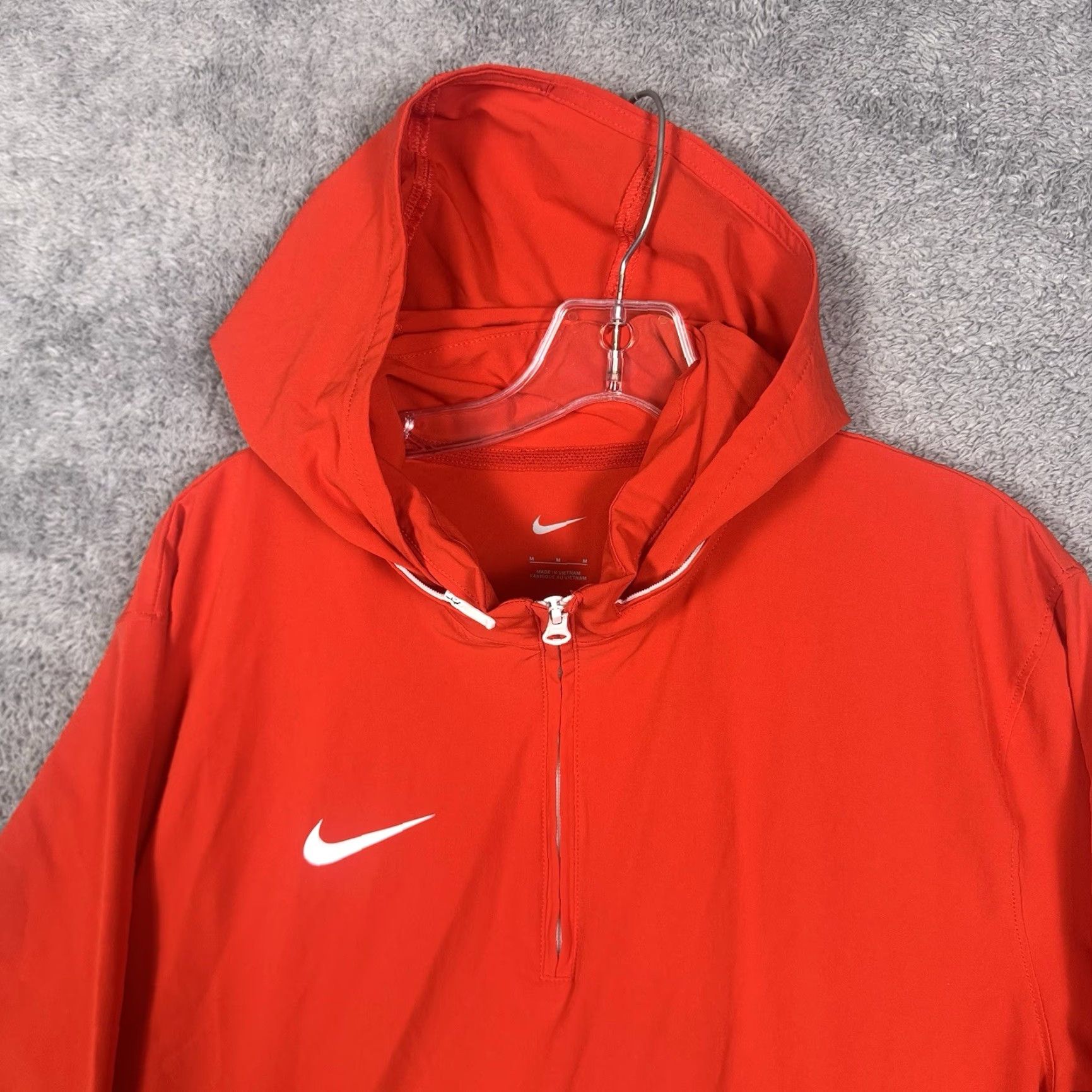 Nike Nike Coaches Sideline 1/4 Zip Hoodie Jacket Men M Red Softshell Windbreaker Size US M / EU 48-50 / 2 - 4 Thumbnail