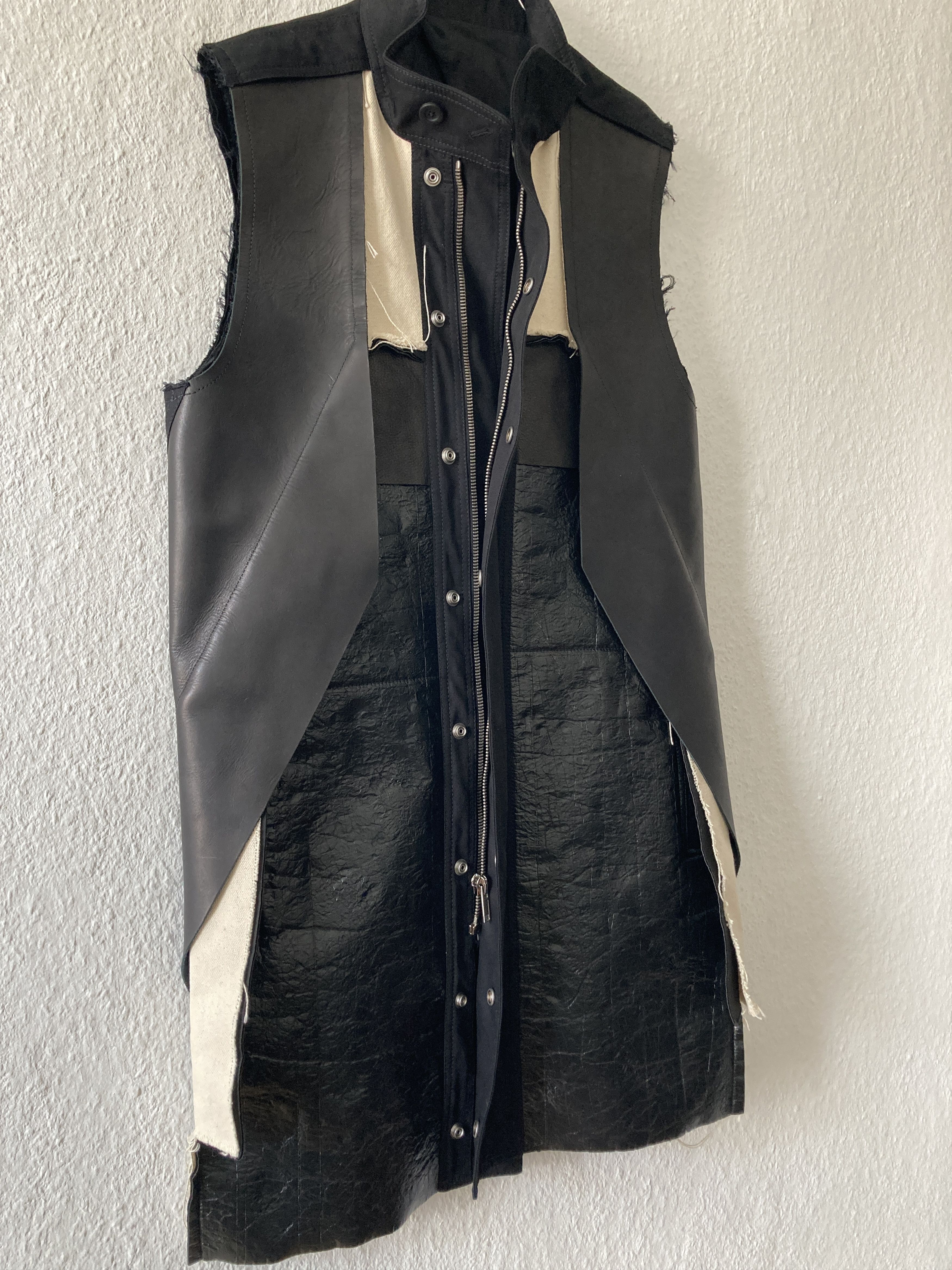 Rick Owens S/S 16 "CYCLOPS" Runway Patchwork Vest Rick Owens IT48/M Size US M / EU 48-50 / 2 - 16 Thumbnail