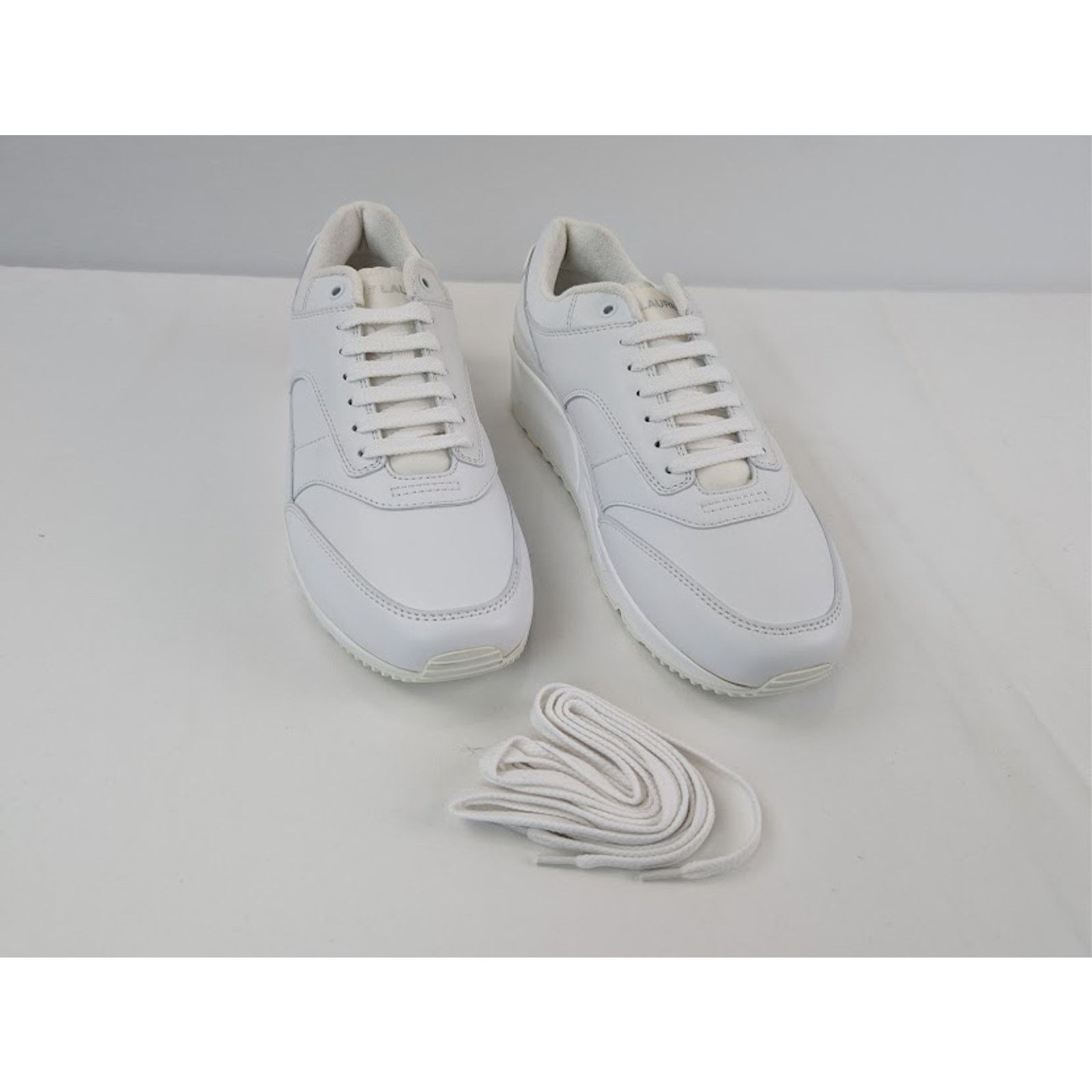 Saint Laurent Paris o1rshd1 Bump Low-Top Sneakers in Blanc Optique / Bianco Size US 10 / EU 43 - 6 Thumbnail