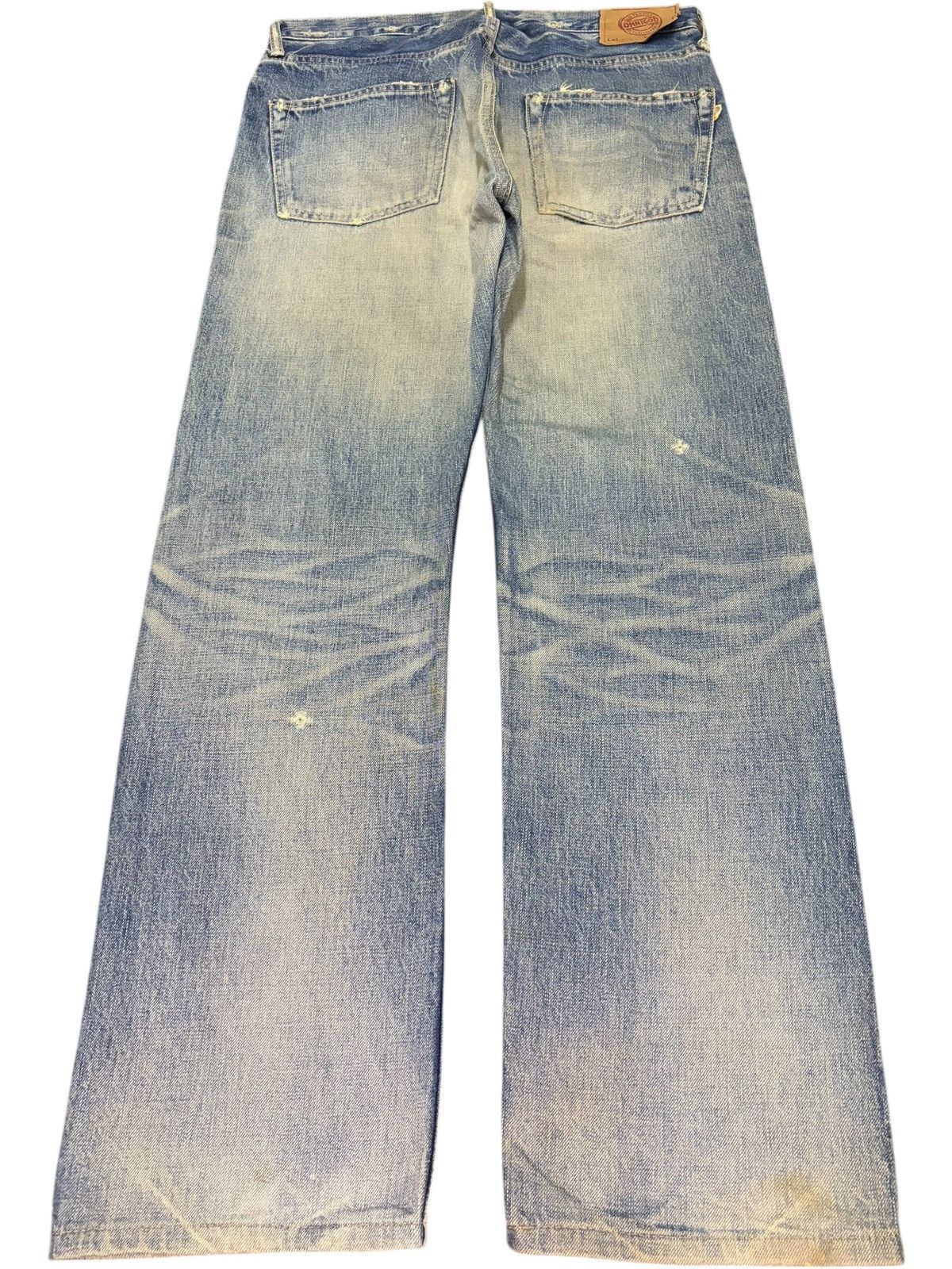 OMNIGOD Vintage Omnigod Selvedge Rusty Wash Distress Loose Jeans Size US 32 / EU 48 - 2 Thumbnail