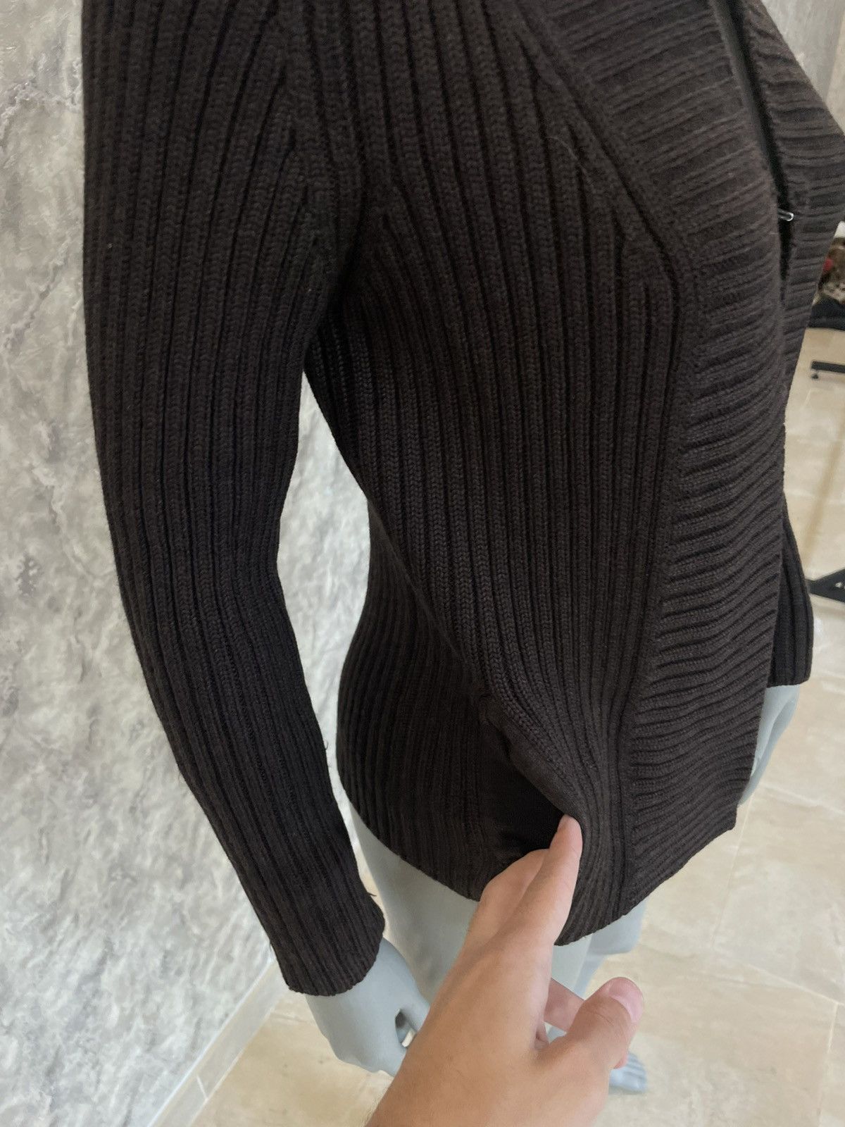 FUZZI × Jean Paul Gaultier × Vintage Vintage Jean Paul Gaultier Fuzzi Knitted Cardigan-Sweater Size M / US 6-8 / IT 42-44 - 5 Thumbnail