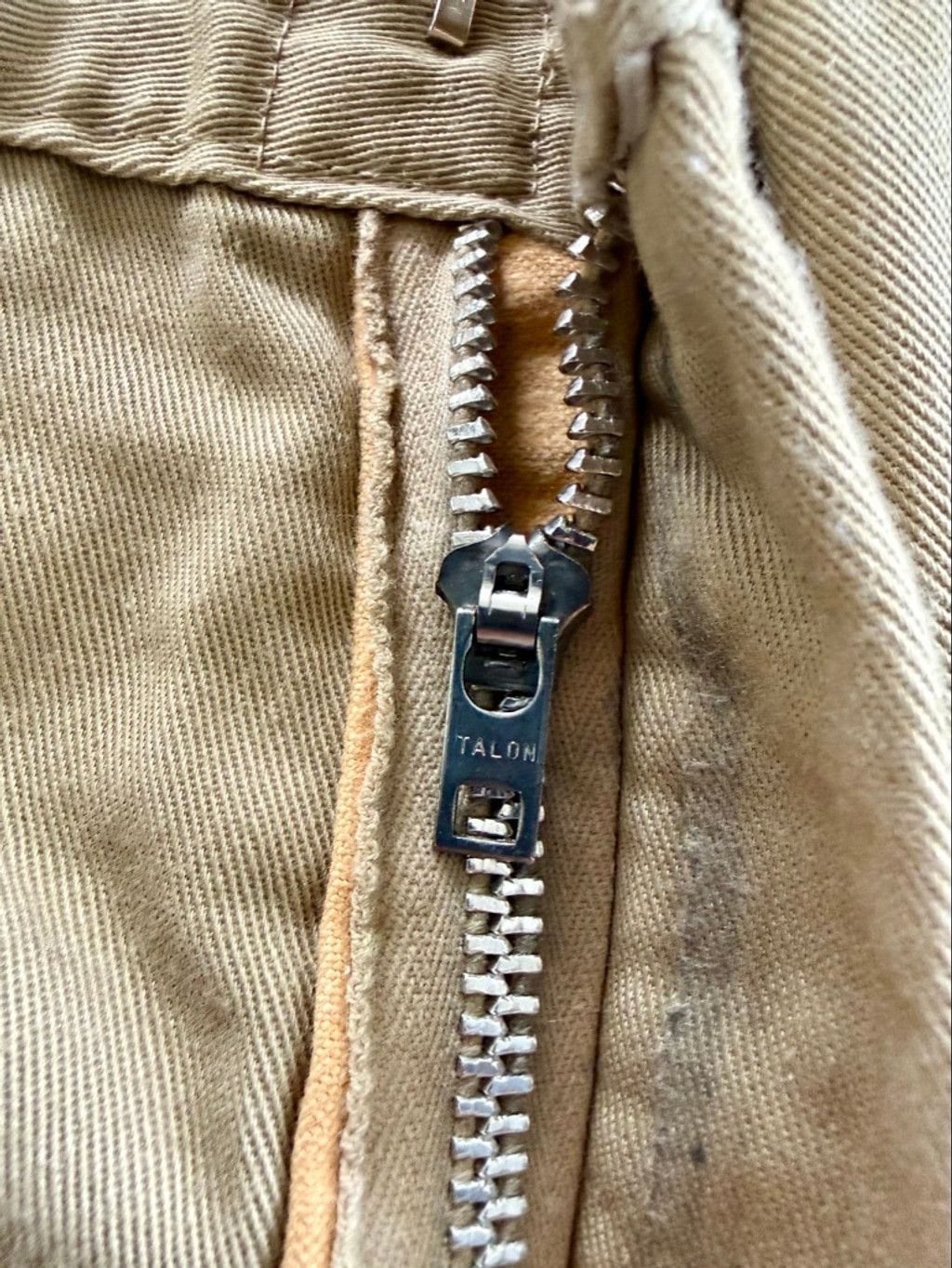 L.L. Bean 70s LL Bean Fully Lined Chinos 33x29 Size US 33 - 4 Thumbnail